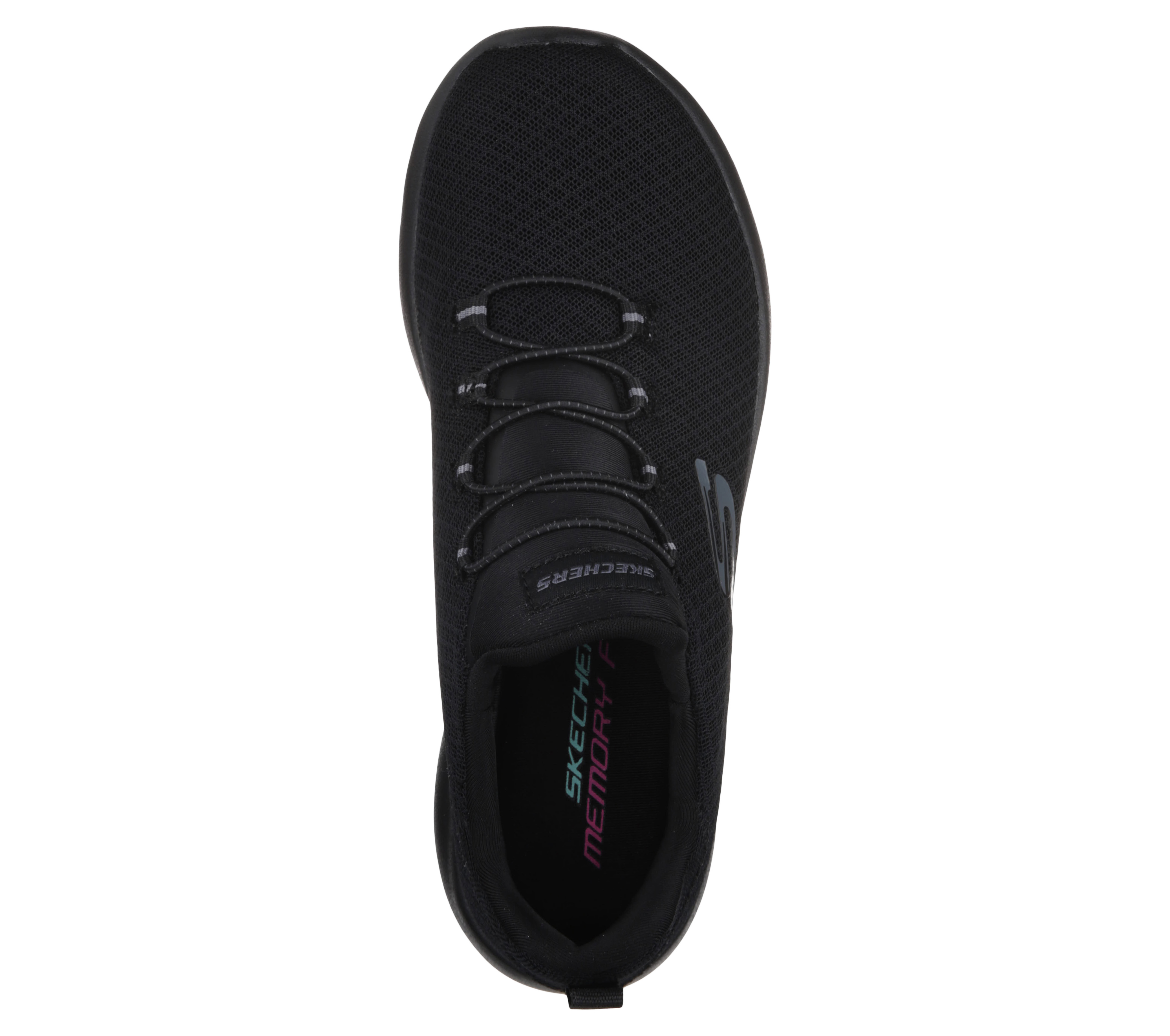 skechers men's dynamight black walking shoes