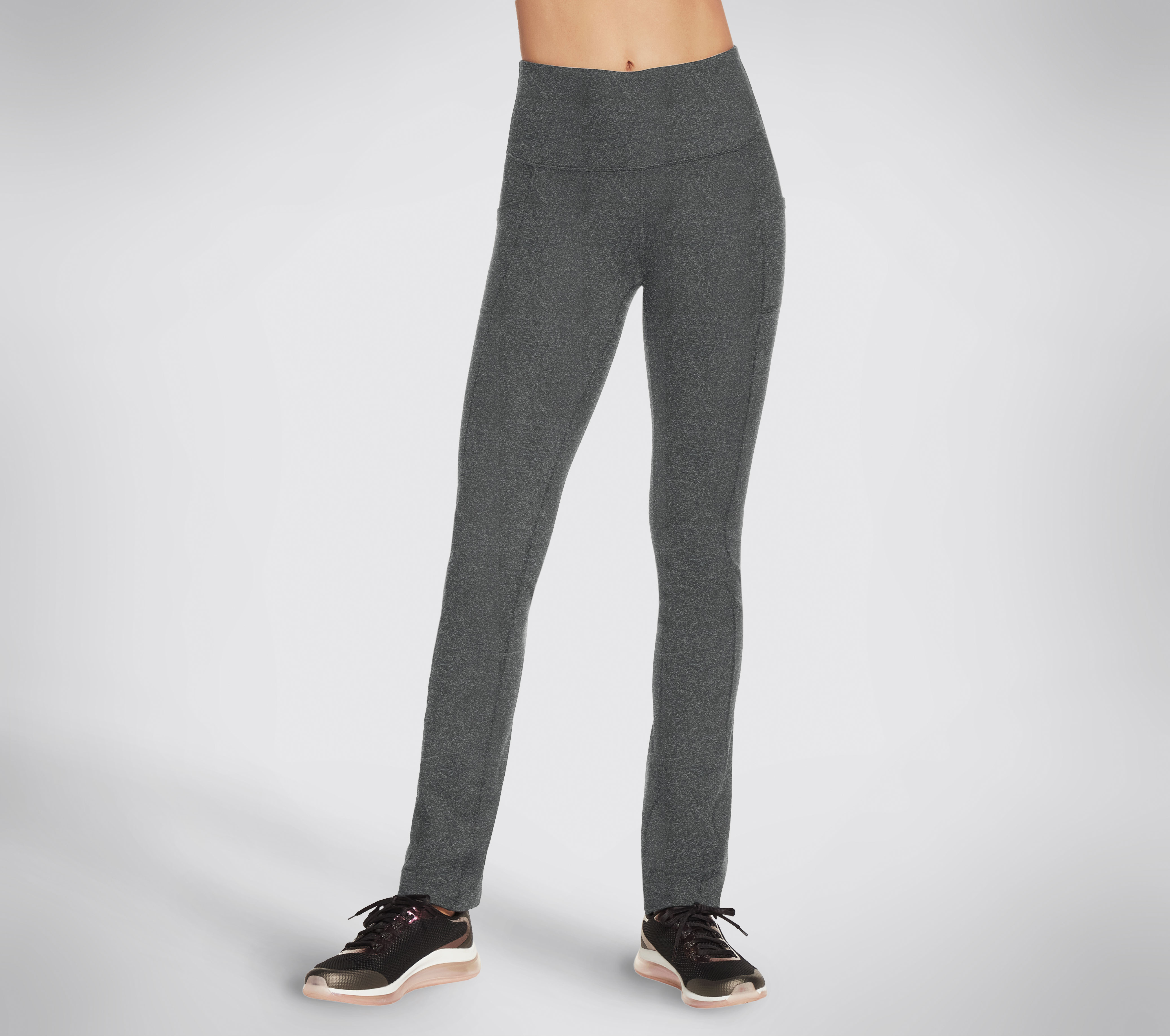 Skechers Women's GO WALK Joy Pants Tall Length Size XS Gray Nylon/Spandex