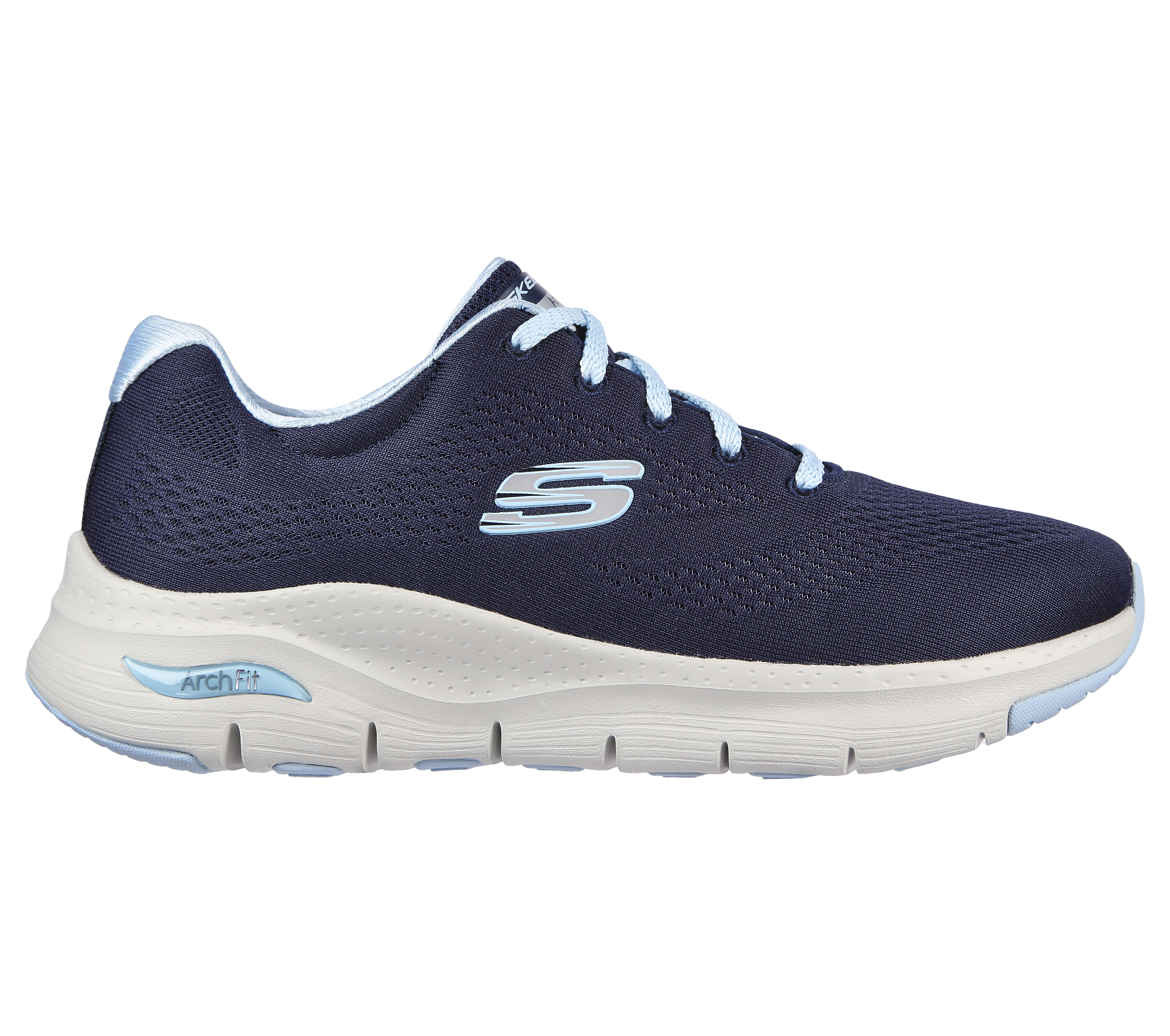Skechers arch fit online dames blauw