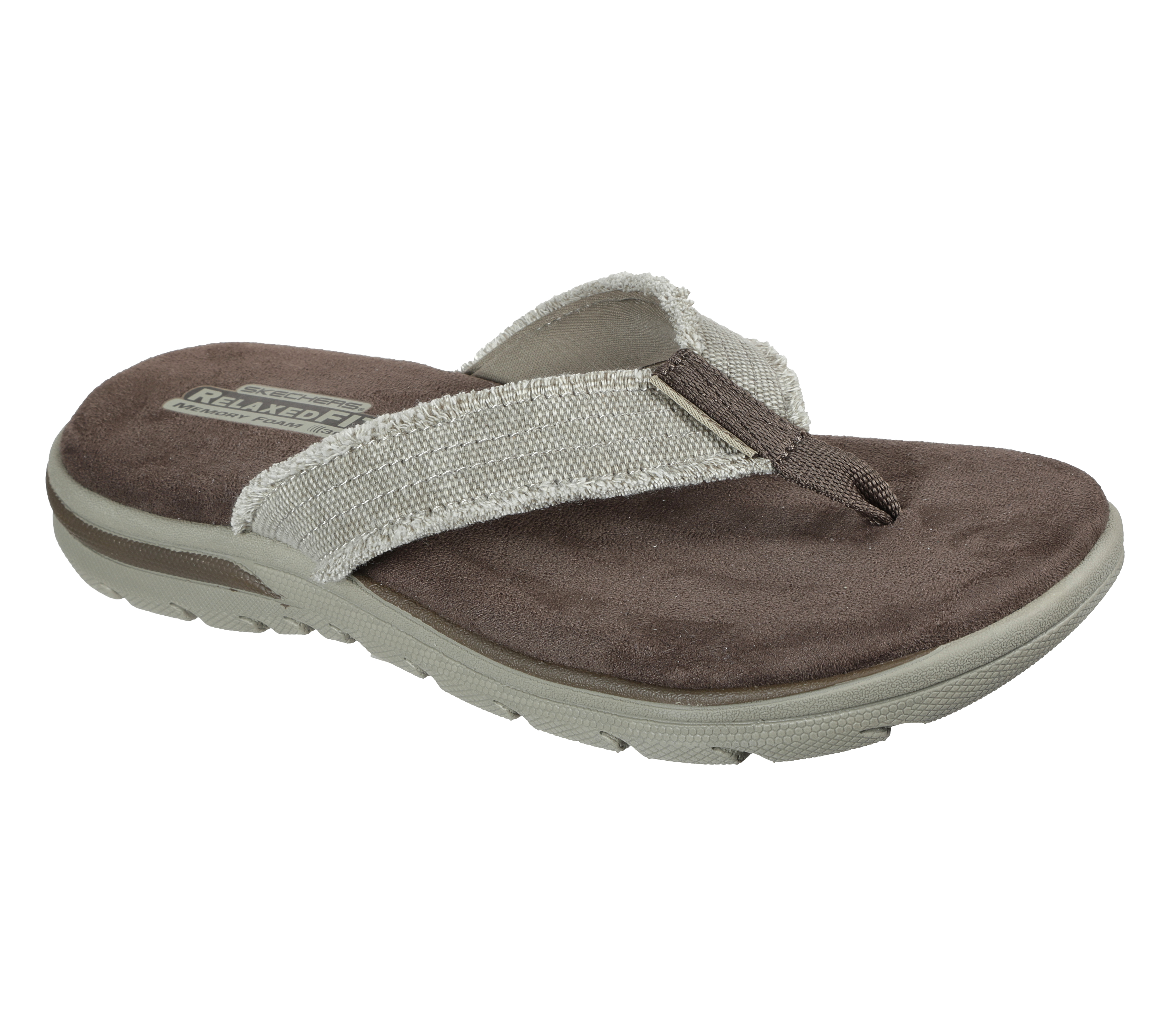 skechers relaxed fit memory foam 360 flip flops