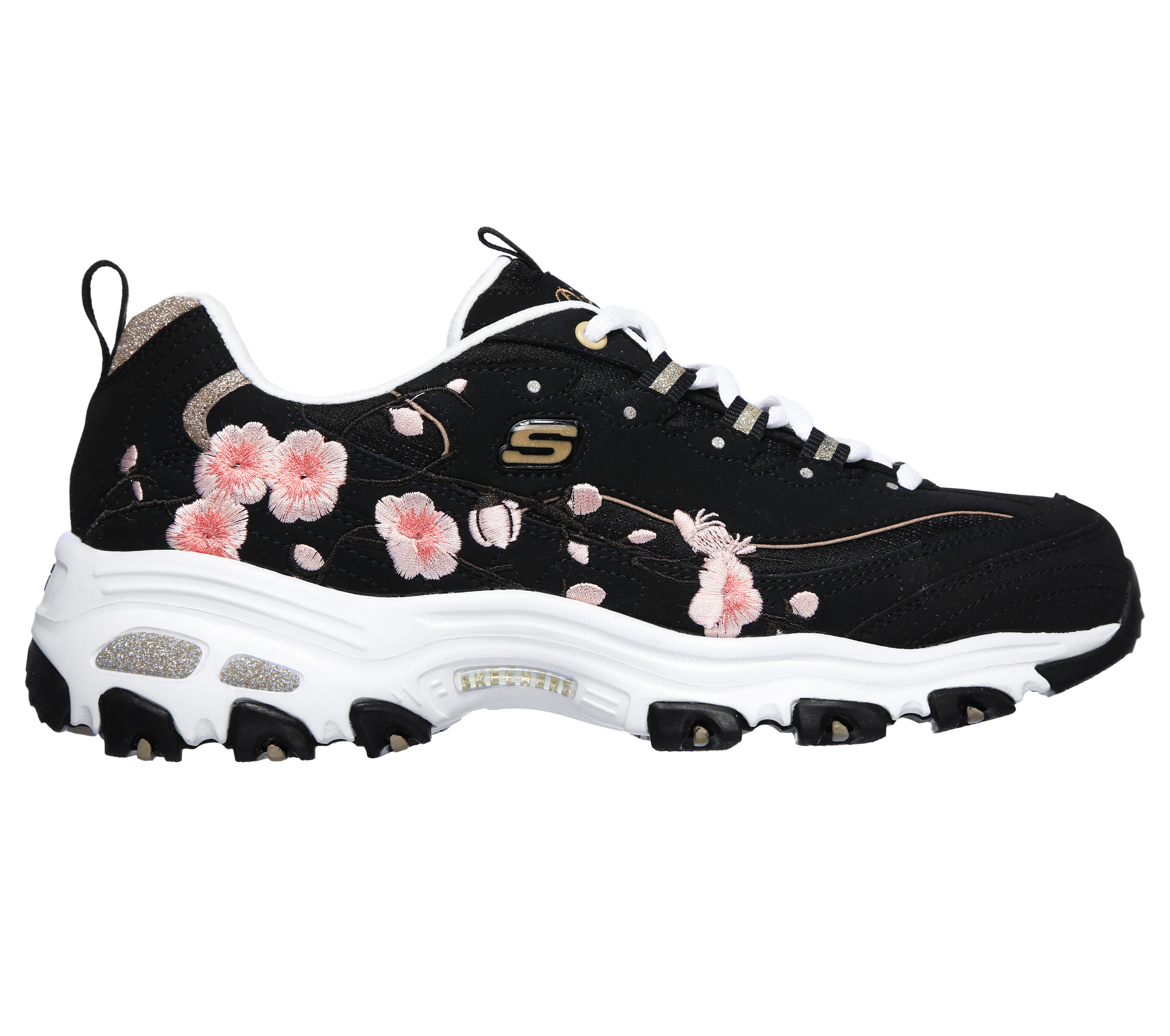skechers floral sneakers
