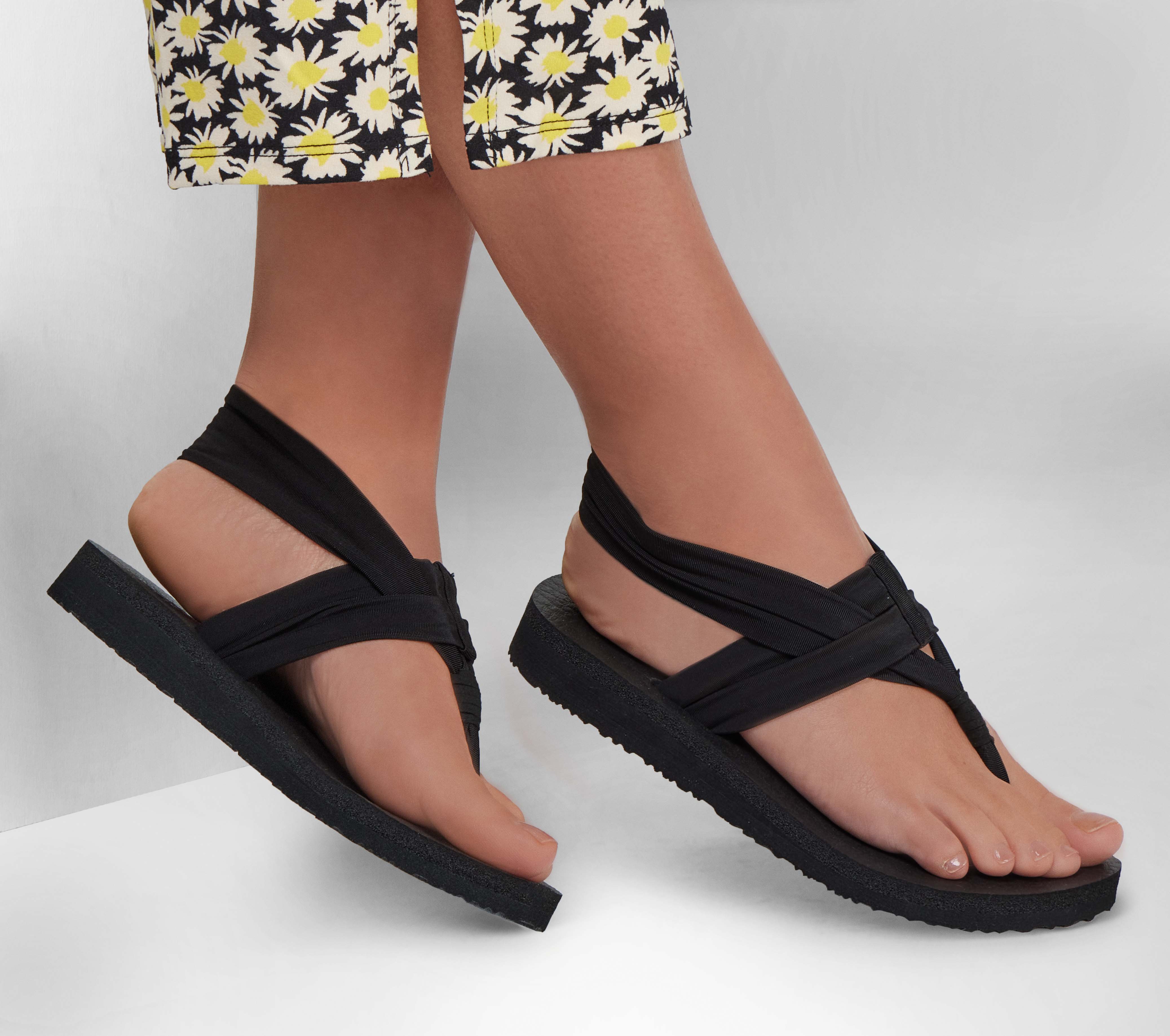 skechers meditation women's thong sandals