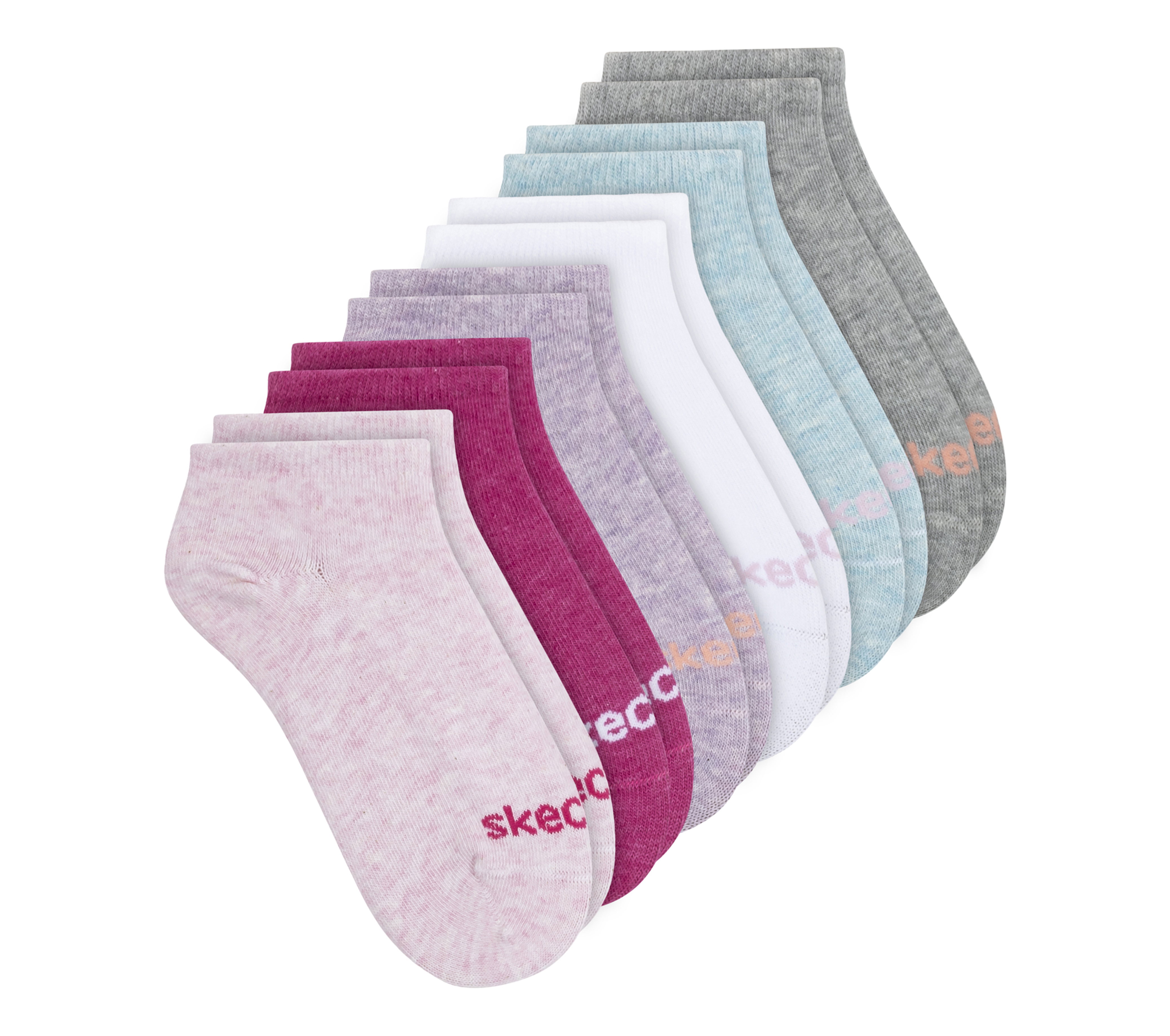 6 Pack No Show Cotton Socks | SKECHERS