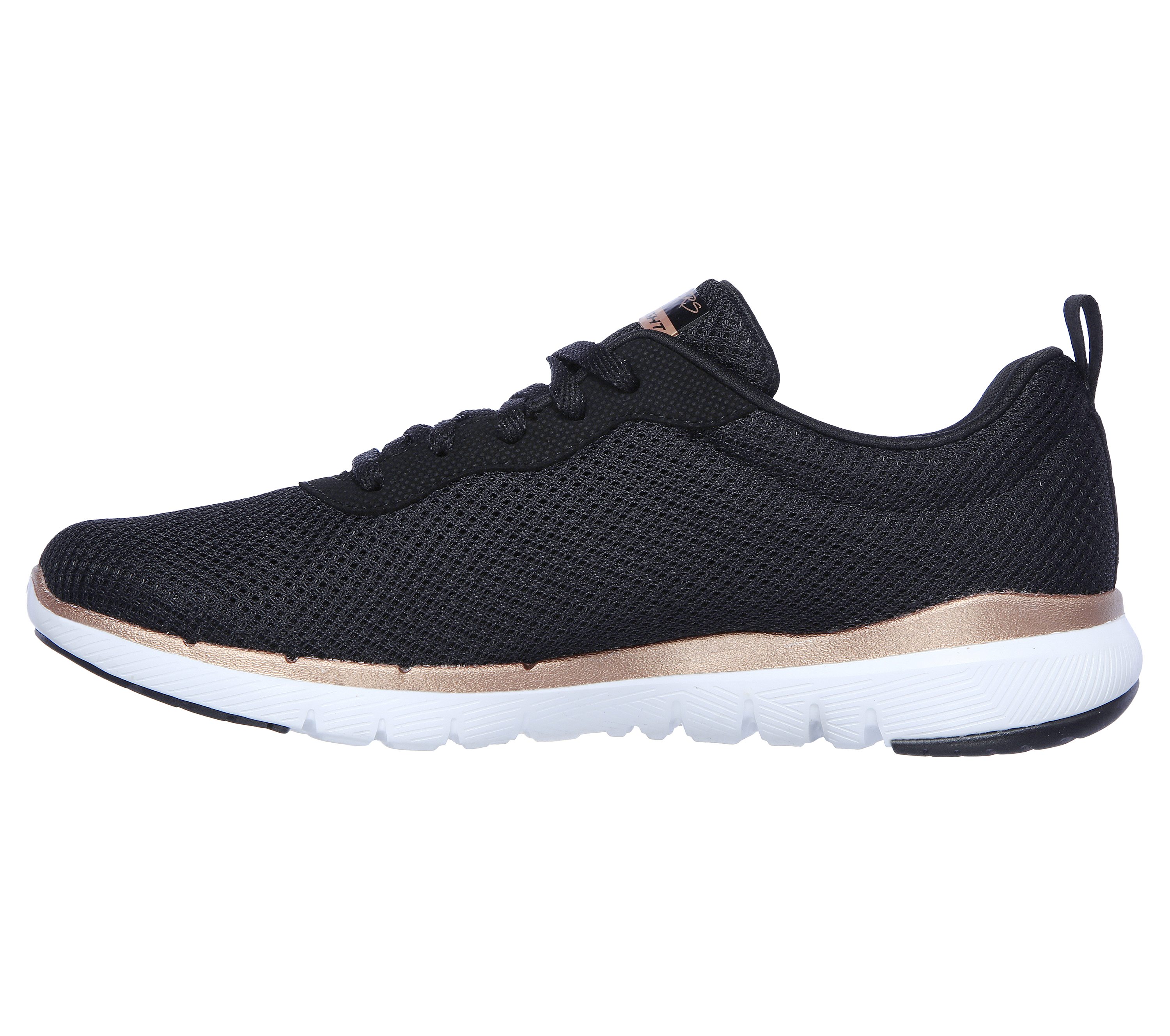skechers sport flex appeal 3.0 lace up trainers