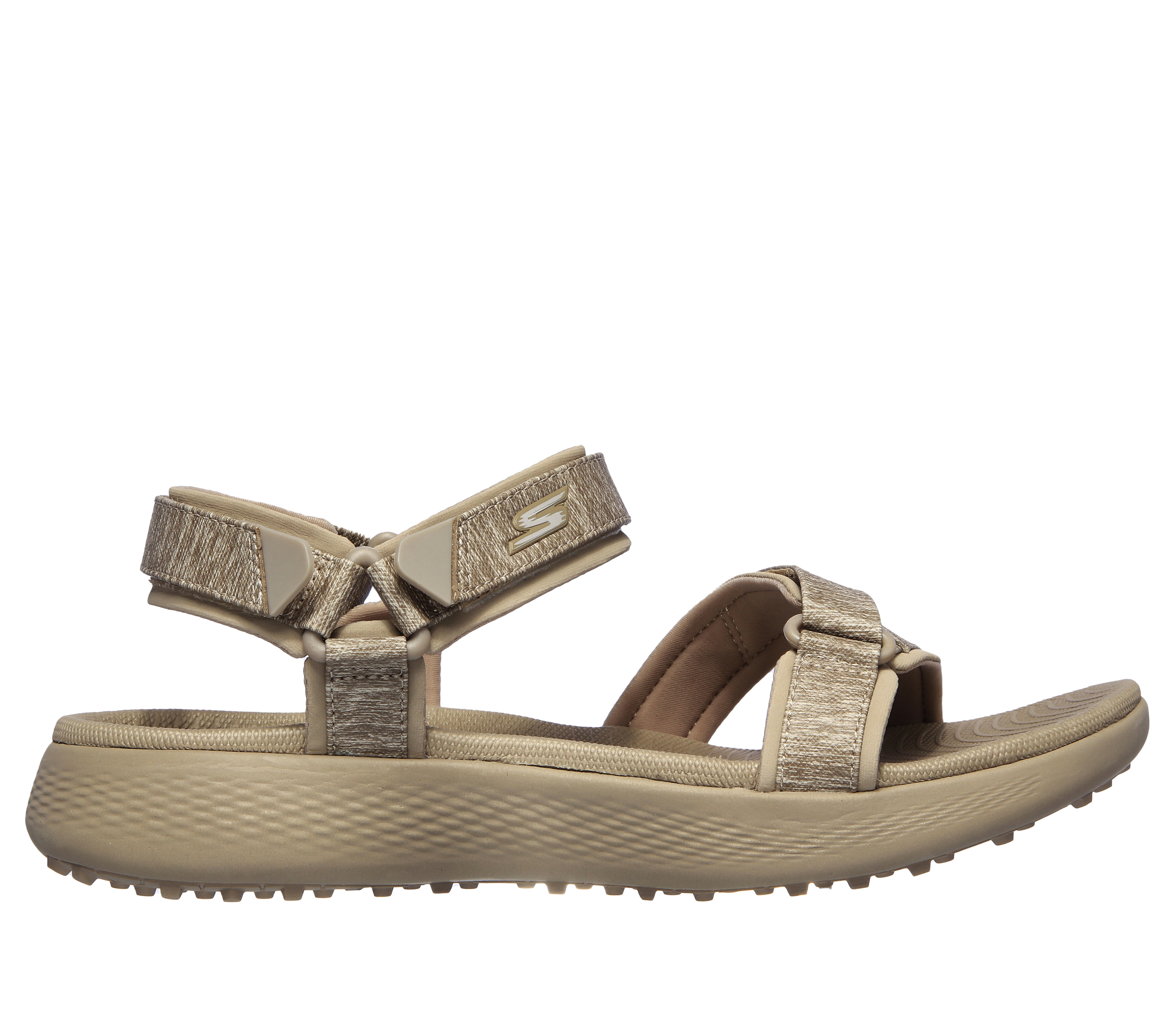 white skechers sandals