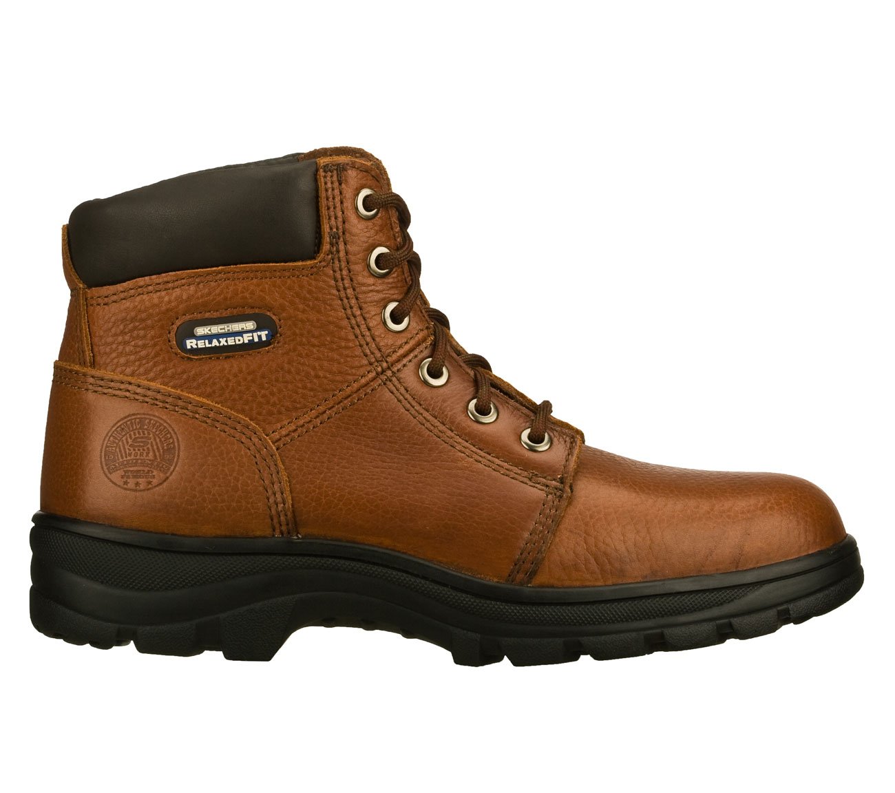 skechers relaxed fit memory foam work boots