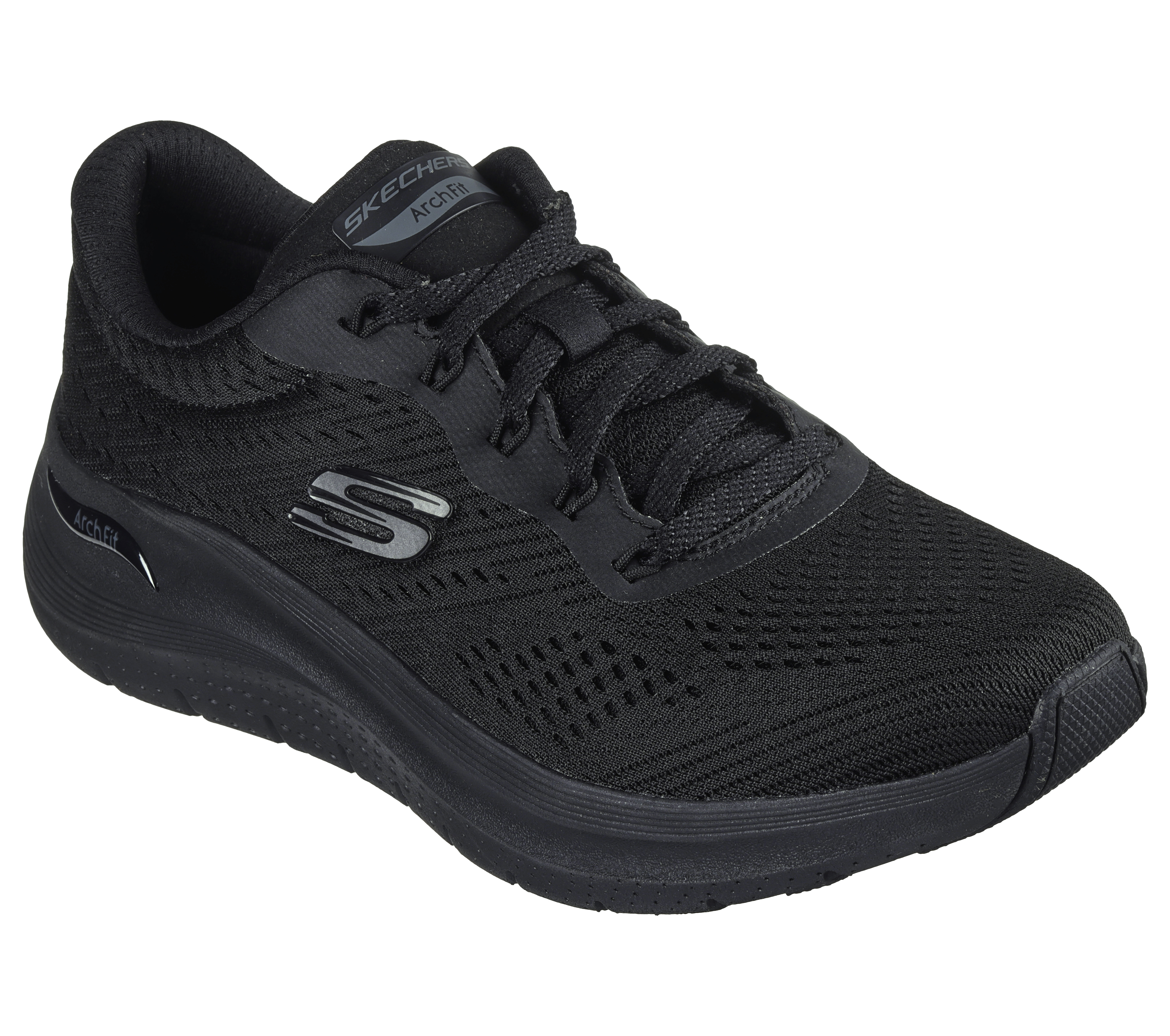 Skechers Women s Arch Fit 2.0 Big League Sneaker Black 7 W