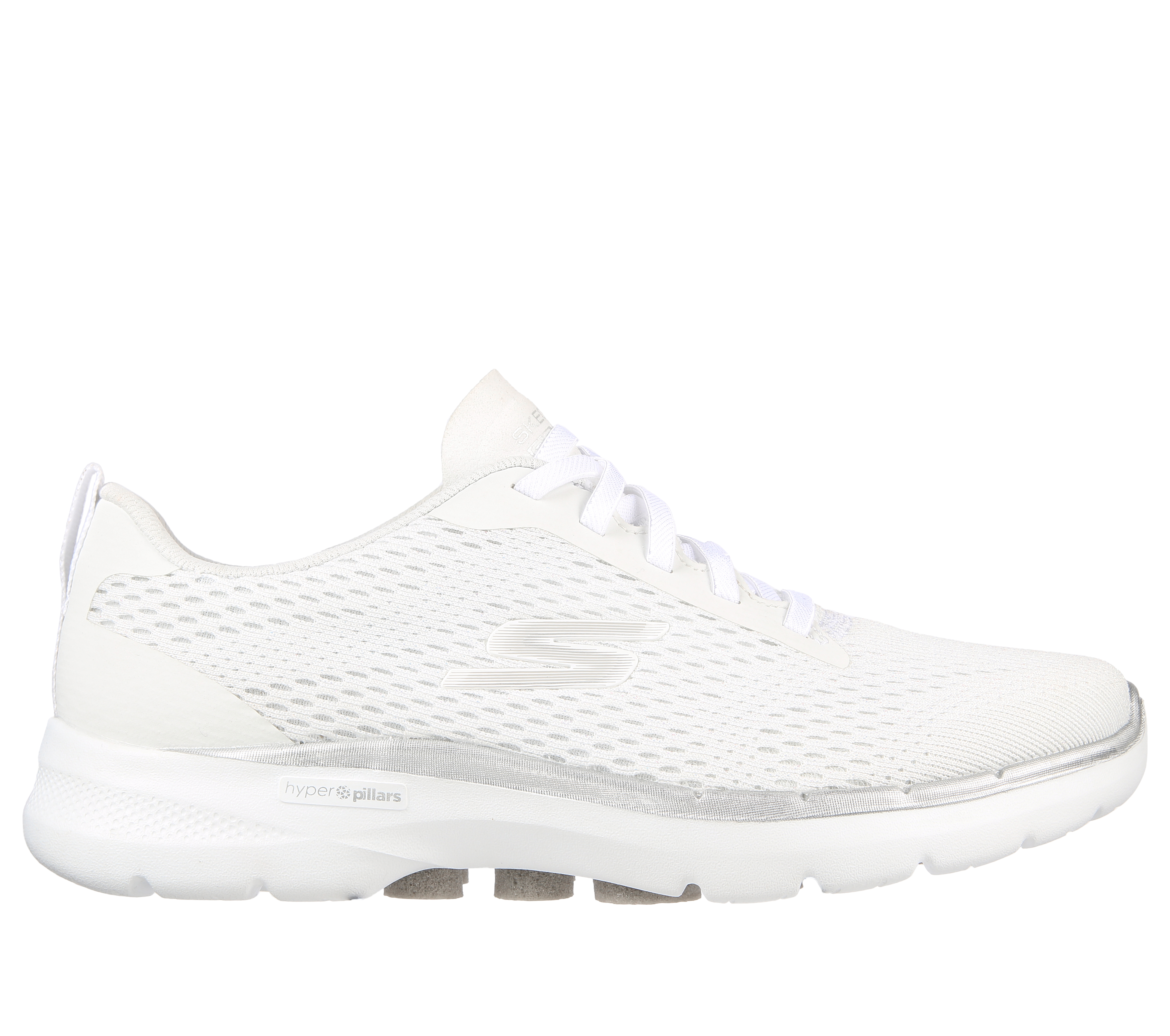 skechers go walk shoes white