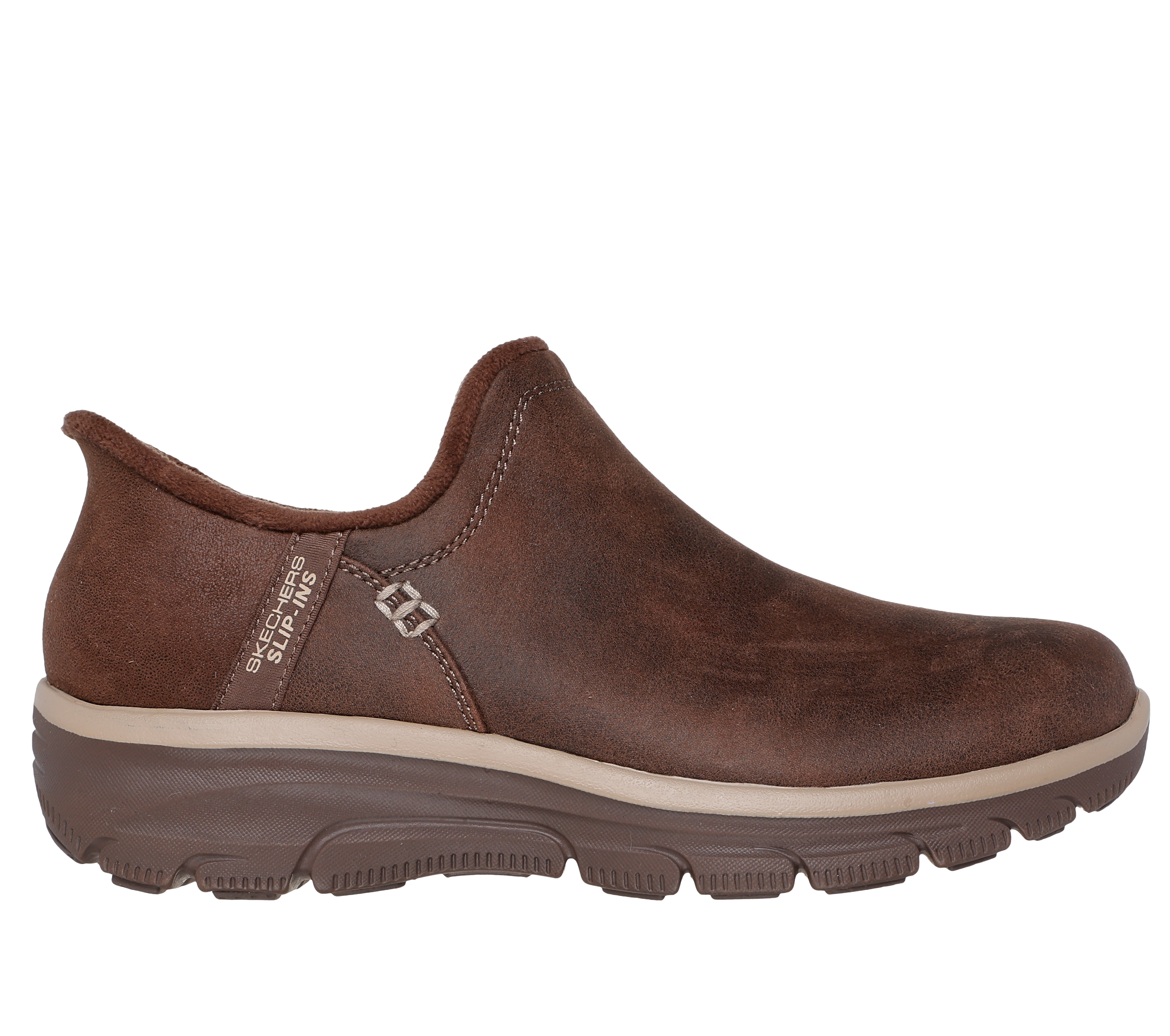 Skechers USA Slip ins Easy Going Modern Hour 6 Women s Chocolate