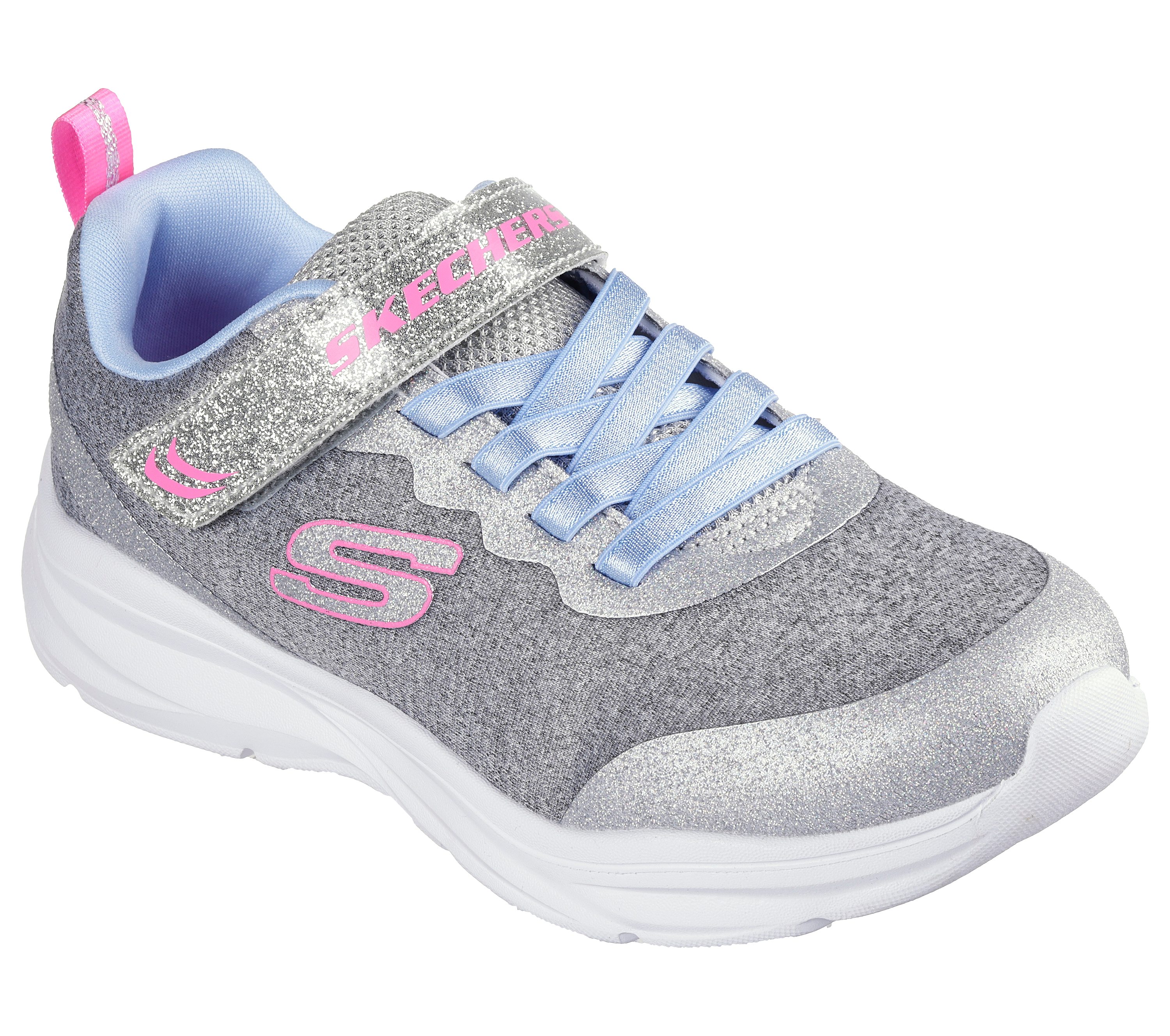 SKECHERS Girls Power Jams Everyday Bestie Running Shoes