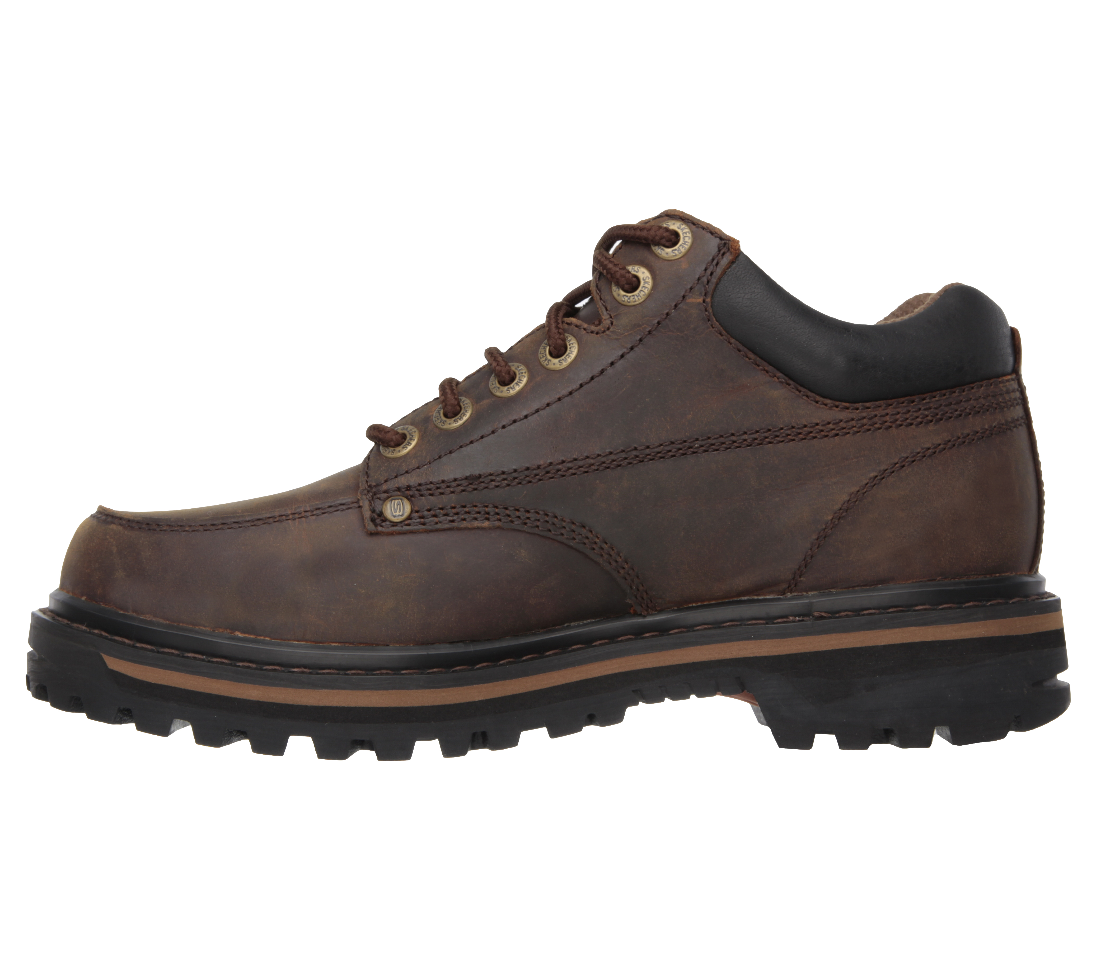 skechers leather upper balance shoes