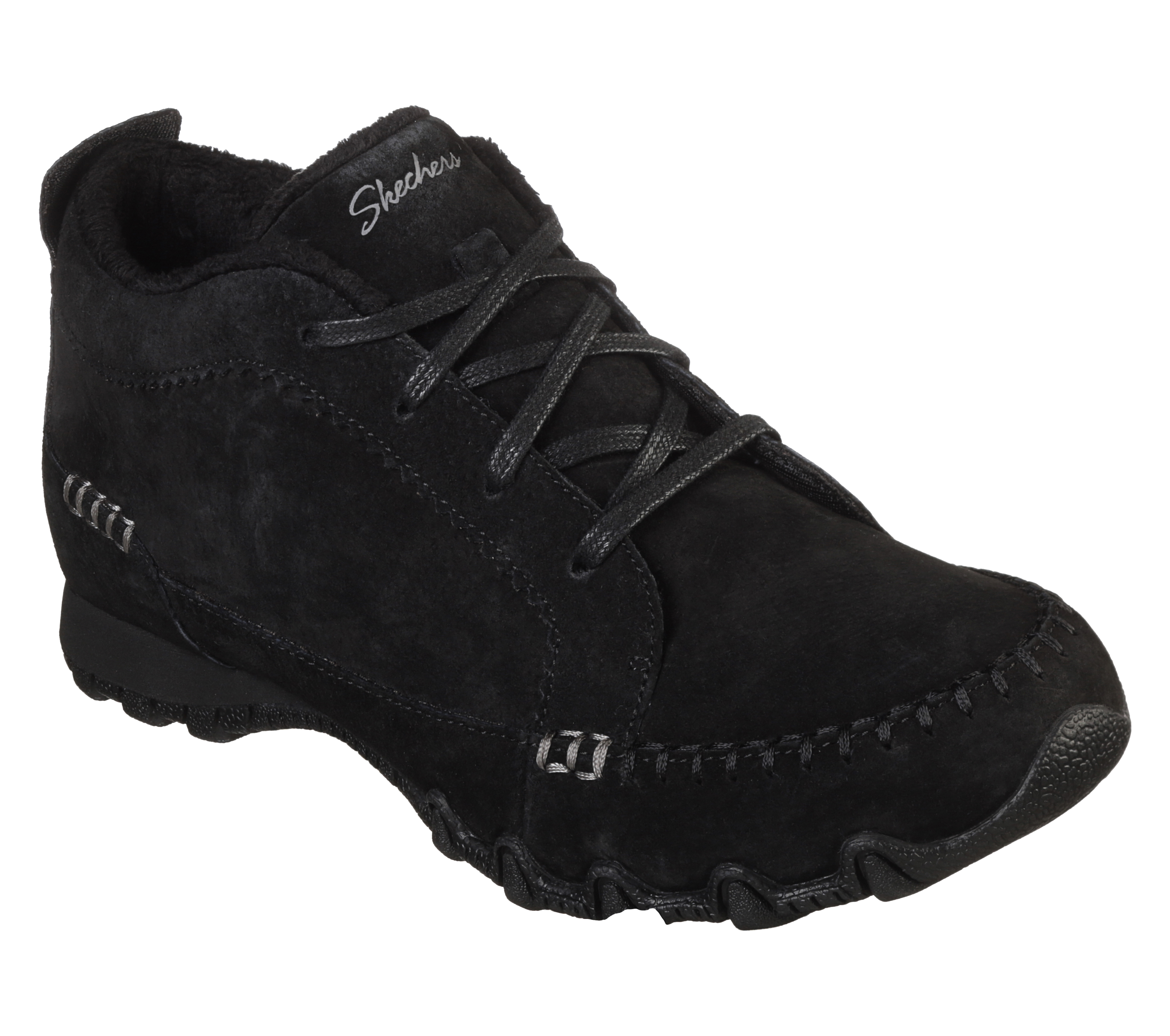 skechers suede ankle boots bikers