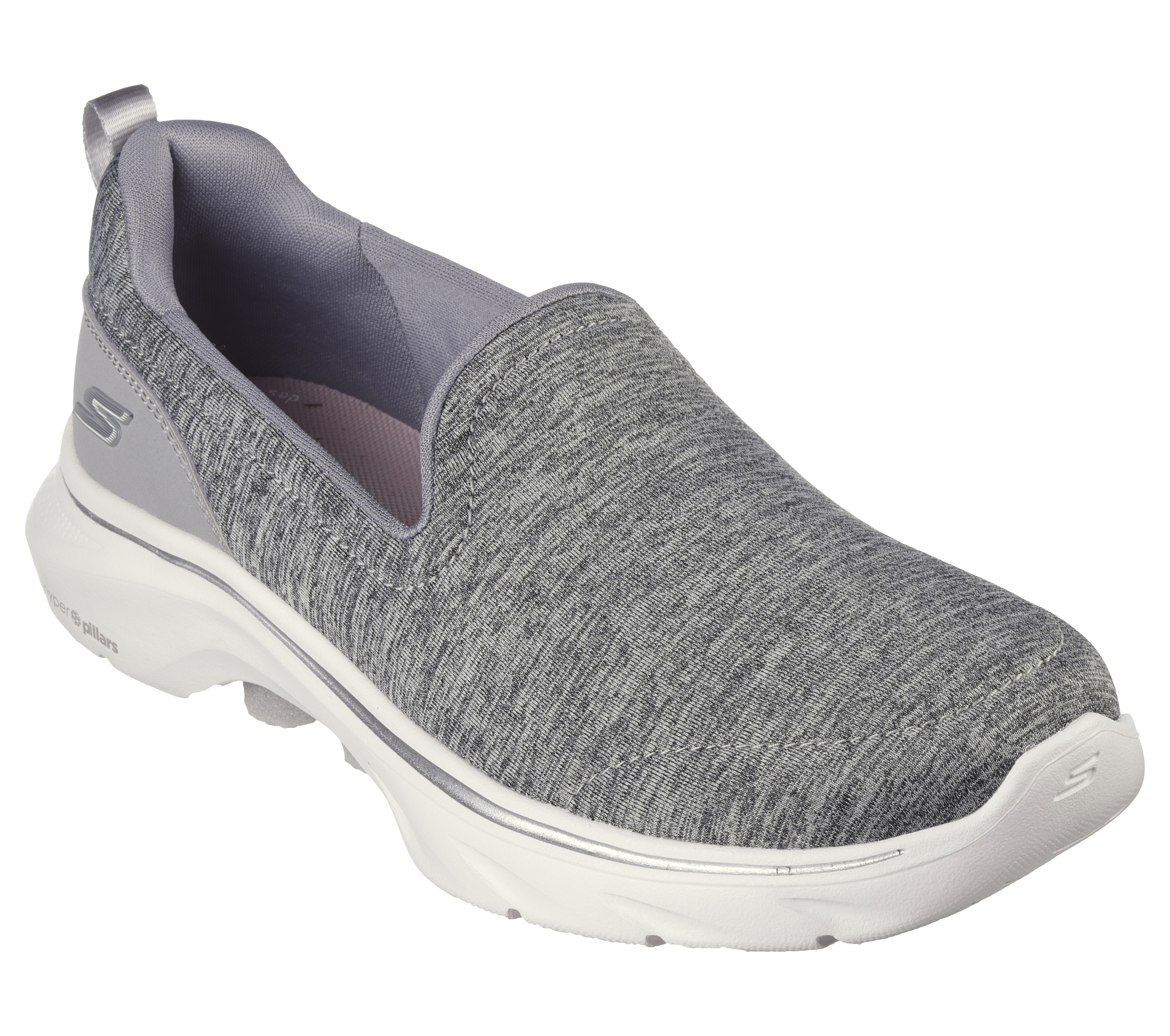 SKECHERS GOFLEX WALK Gray Athletic Shoes Casual Sneakers SN 14017 Women's  Sz 7.5