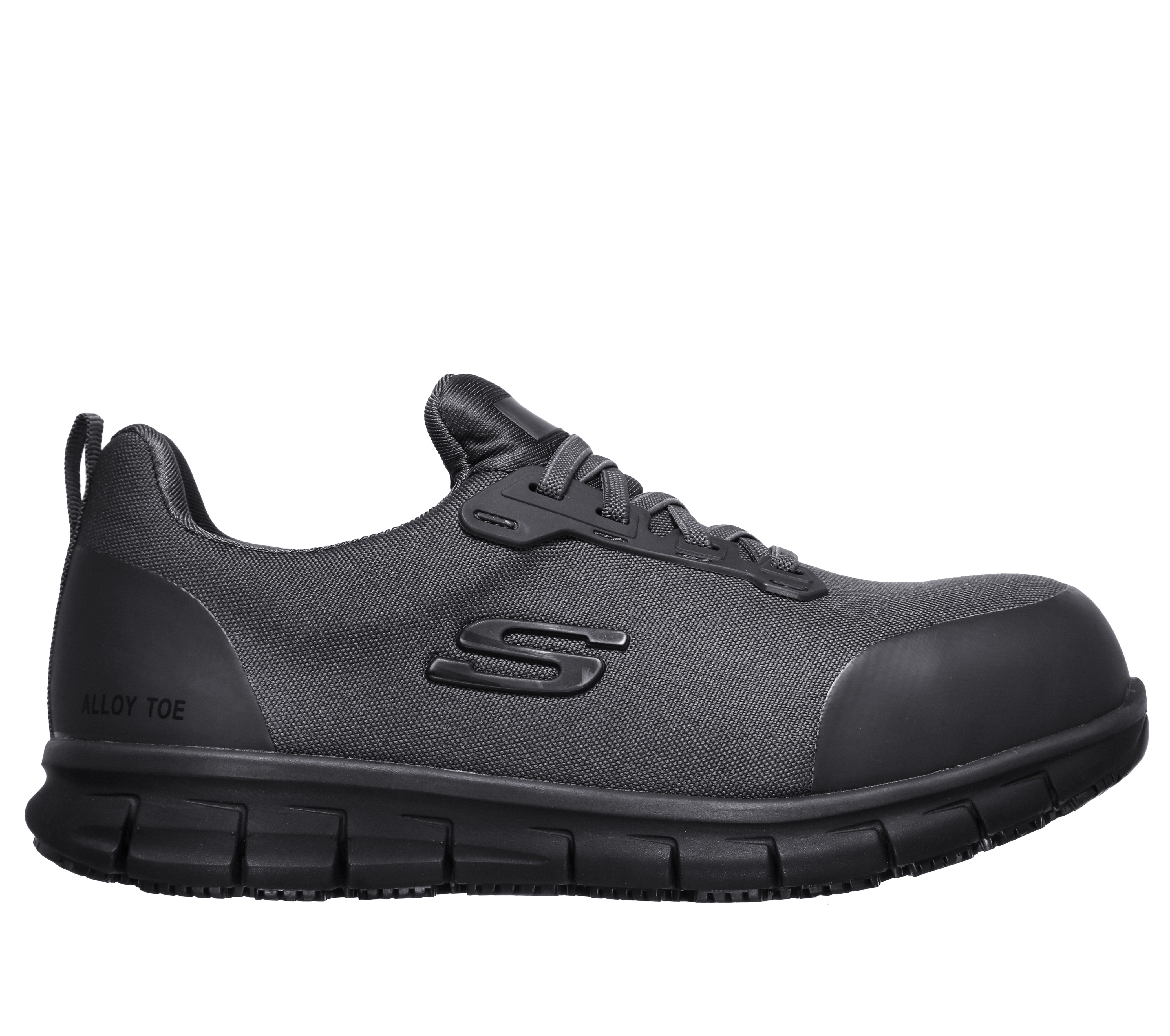 skechers alloy toe shoes