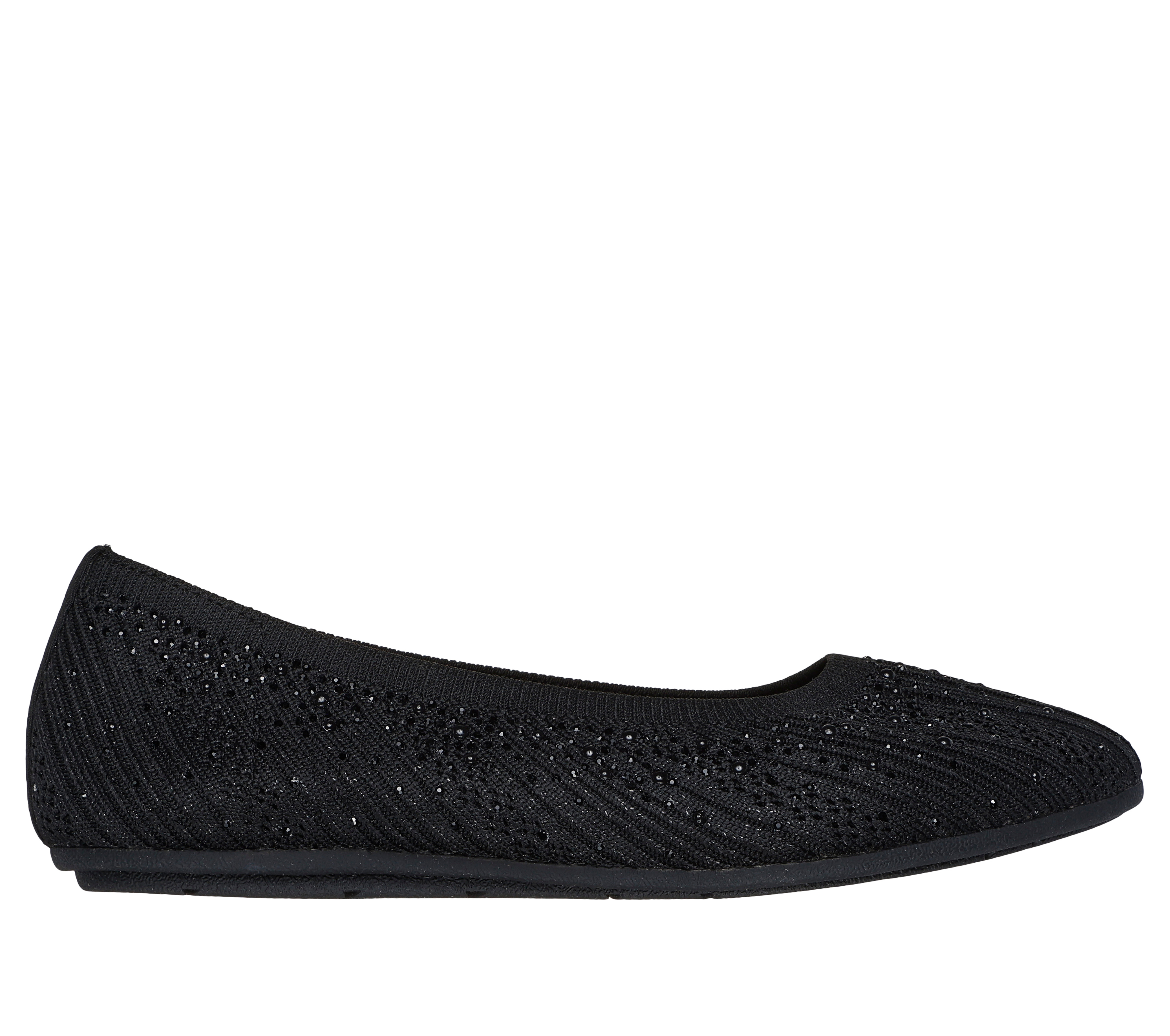 Skechers black ballet flats hotsell