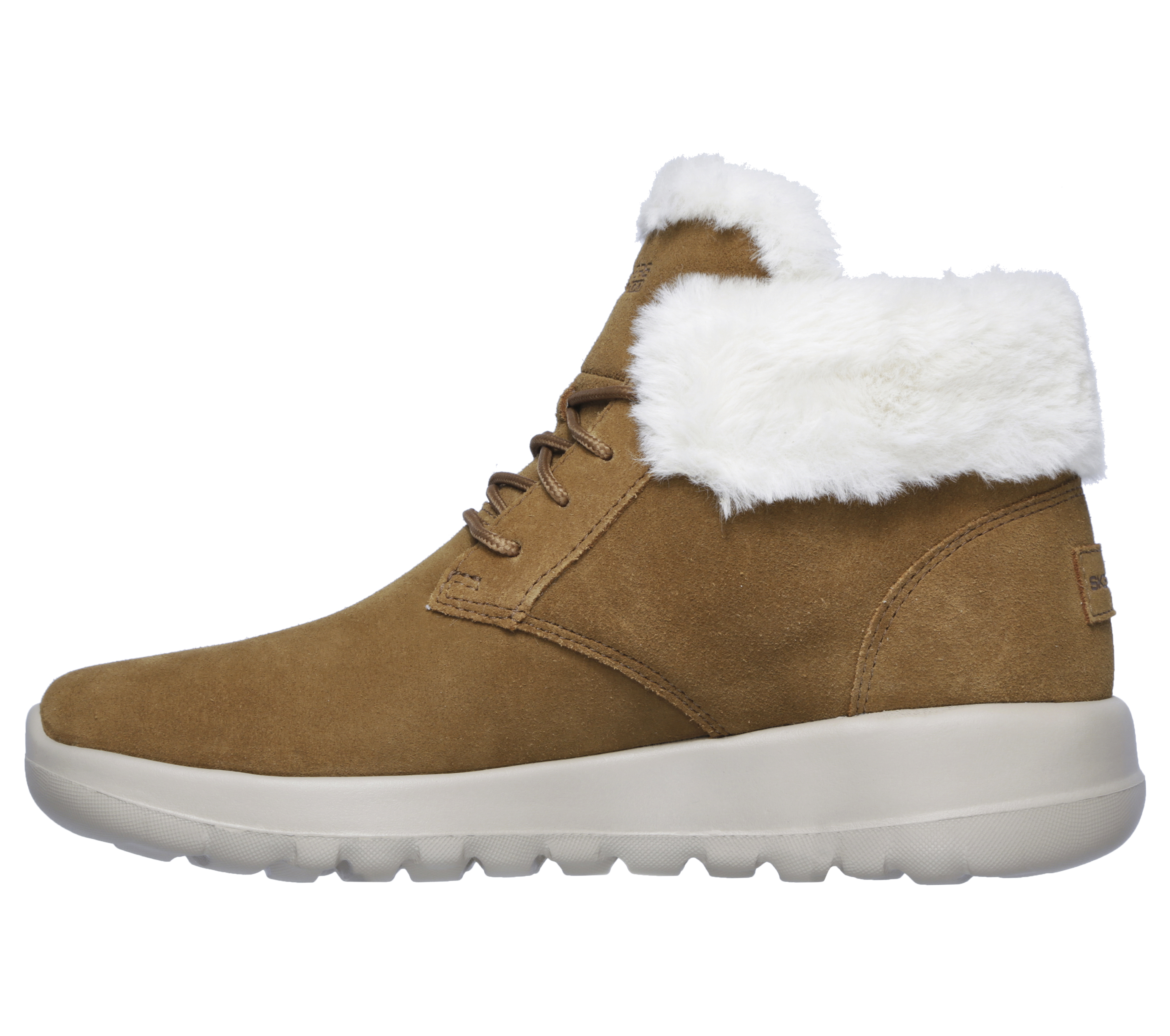 skechers boots fur