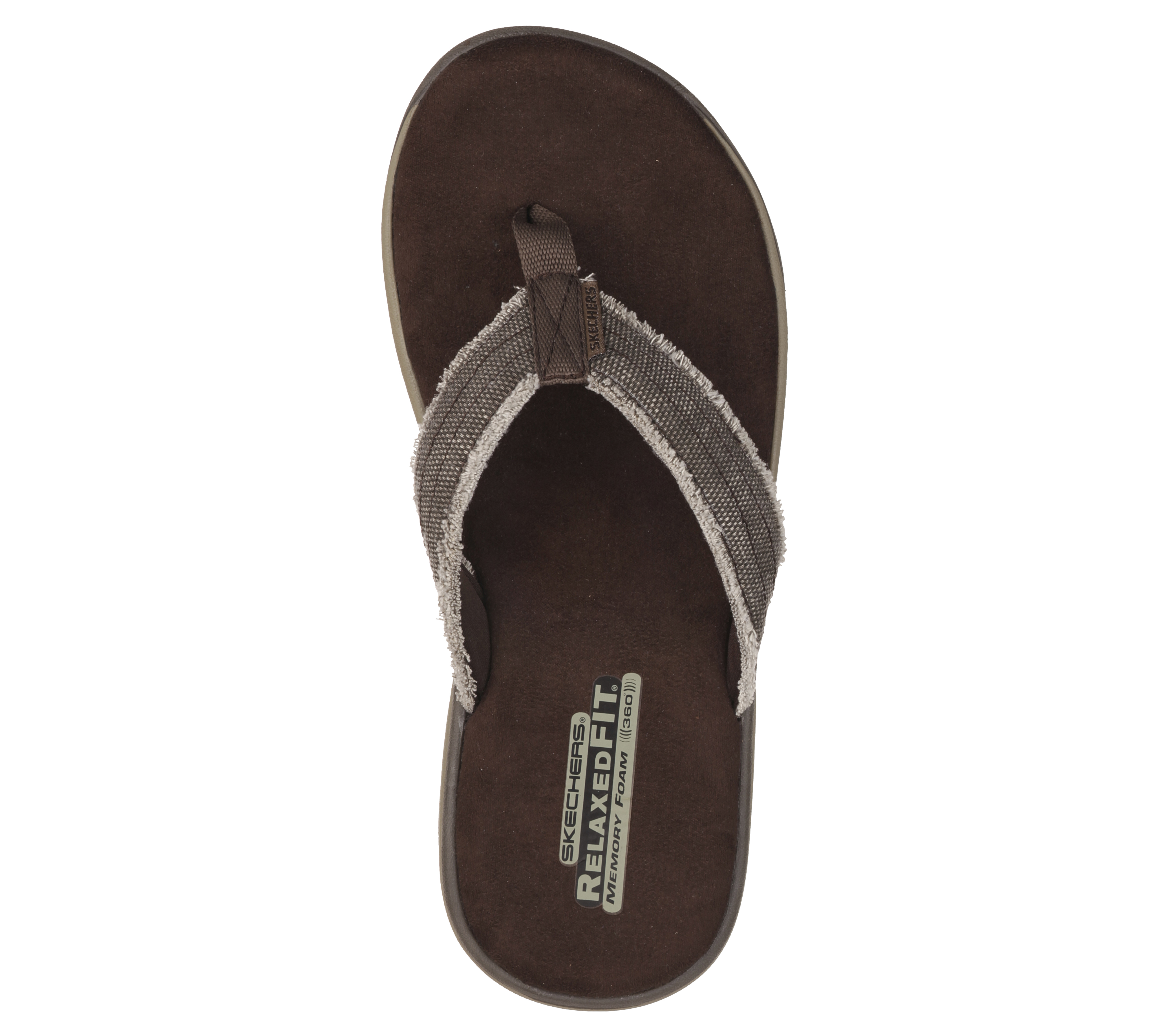 skechers memory foam flip flops