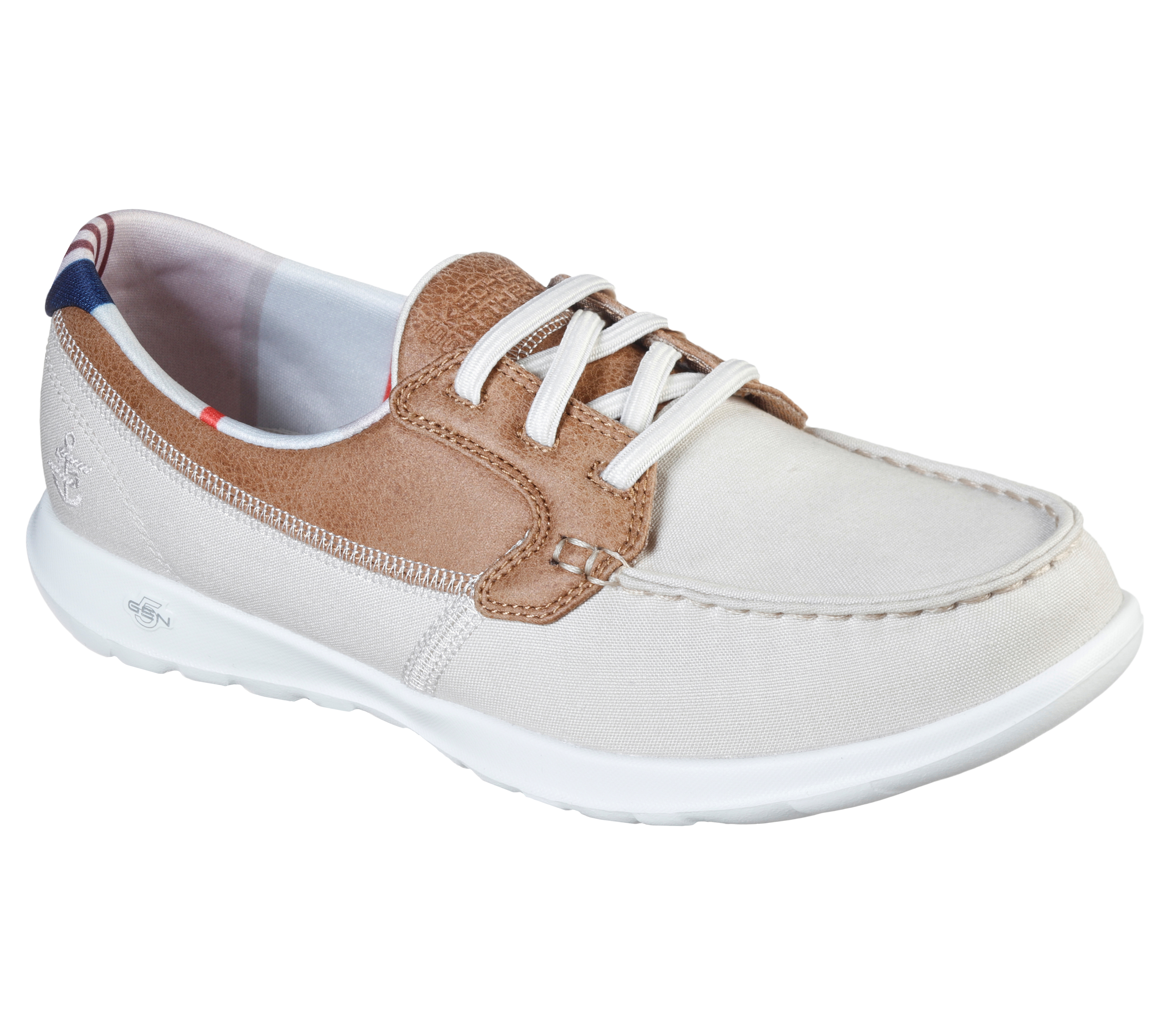 skechers on the go lace-up lightweight boat shoes
