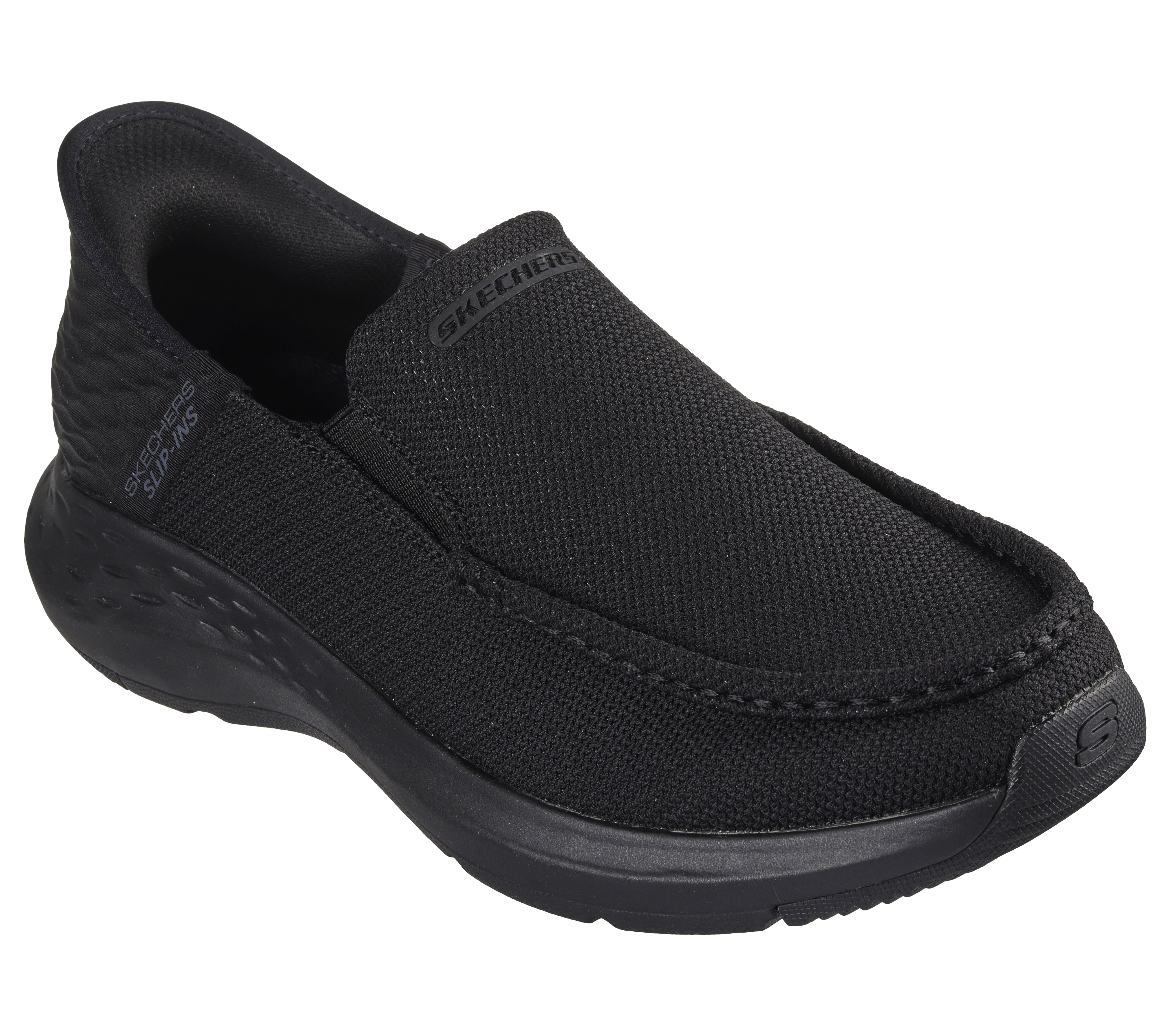 Plain clearance black skechers