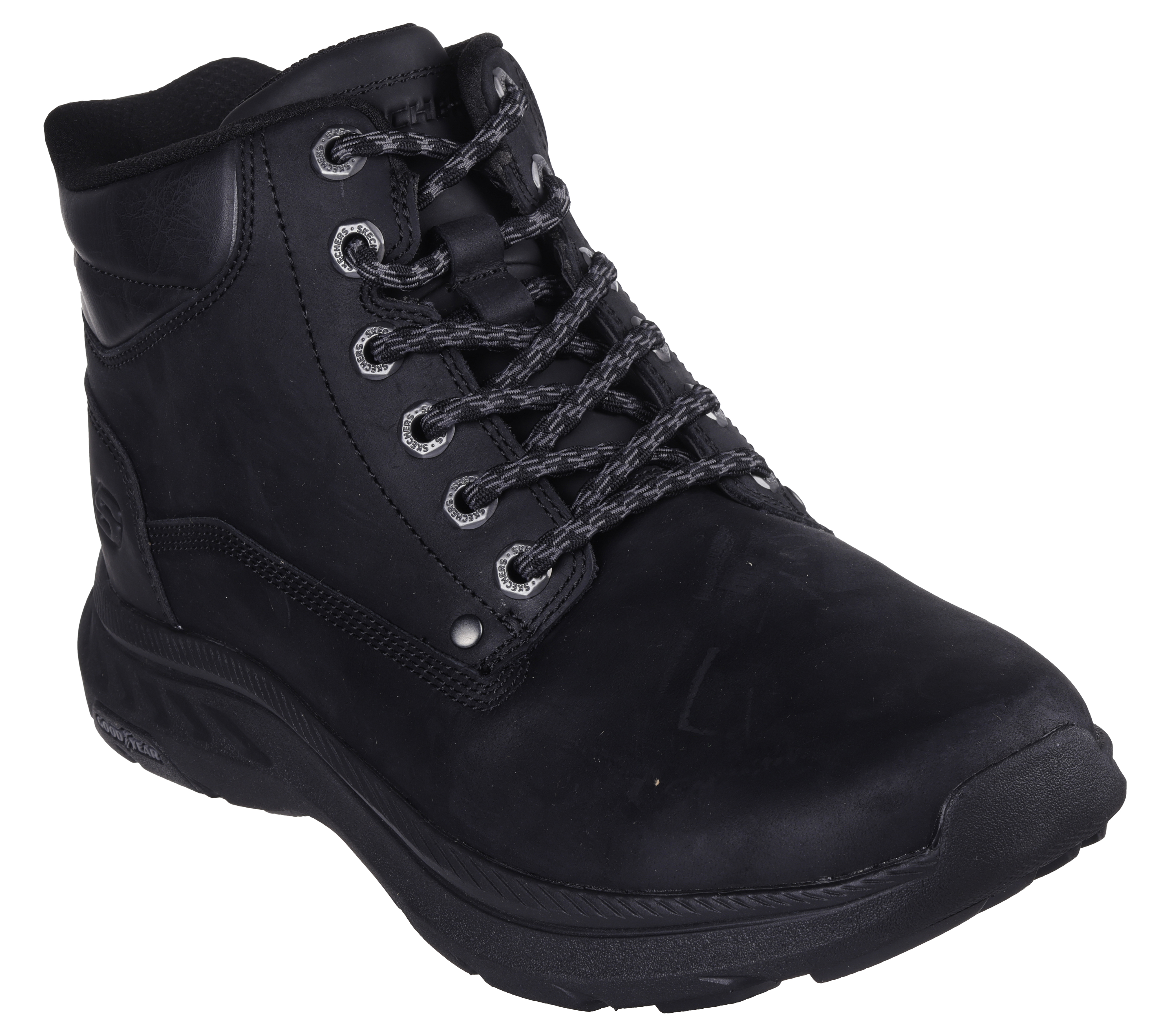 Skechers mens slip on boots cheap