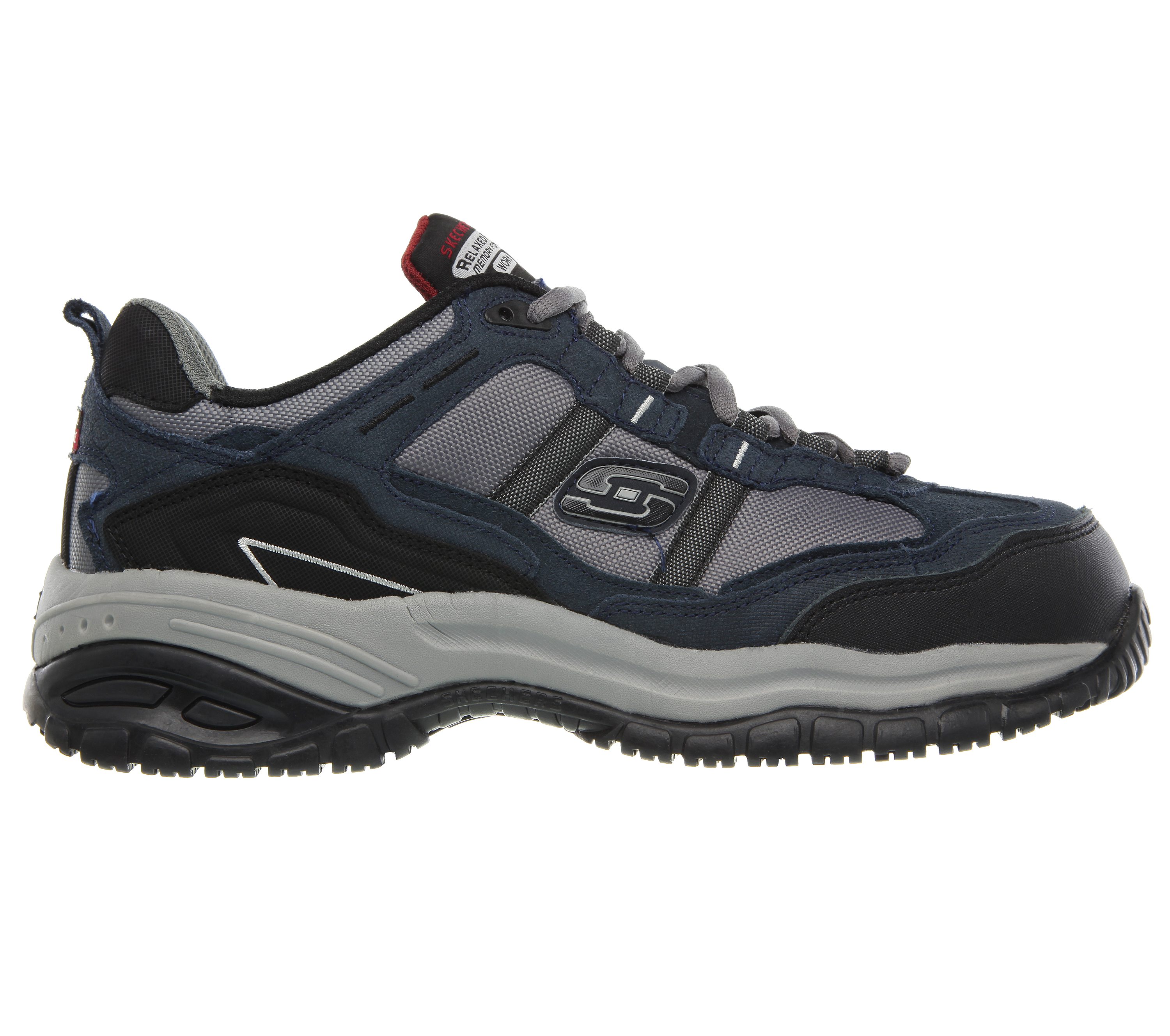 skechers men's work relaxed fit soft stride grinnell comp