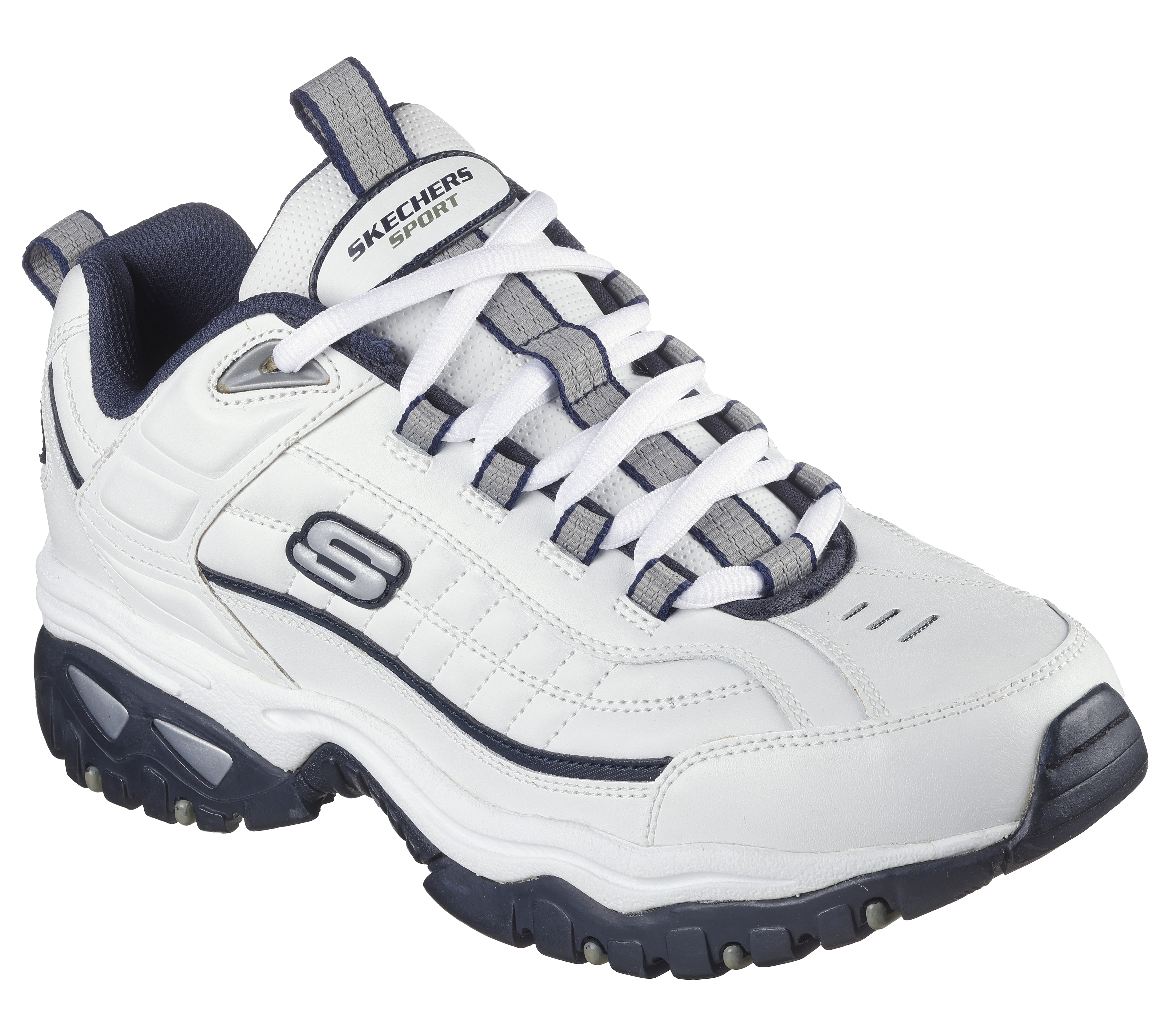 skechers men's sport shoe 50081 whitenavy