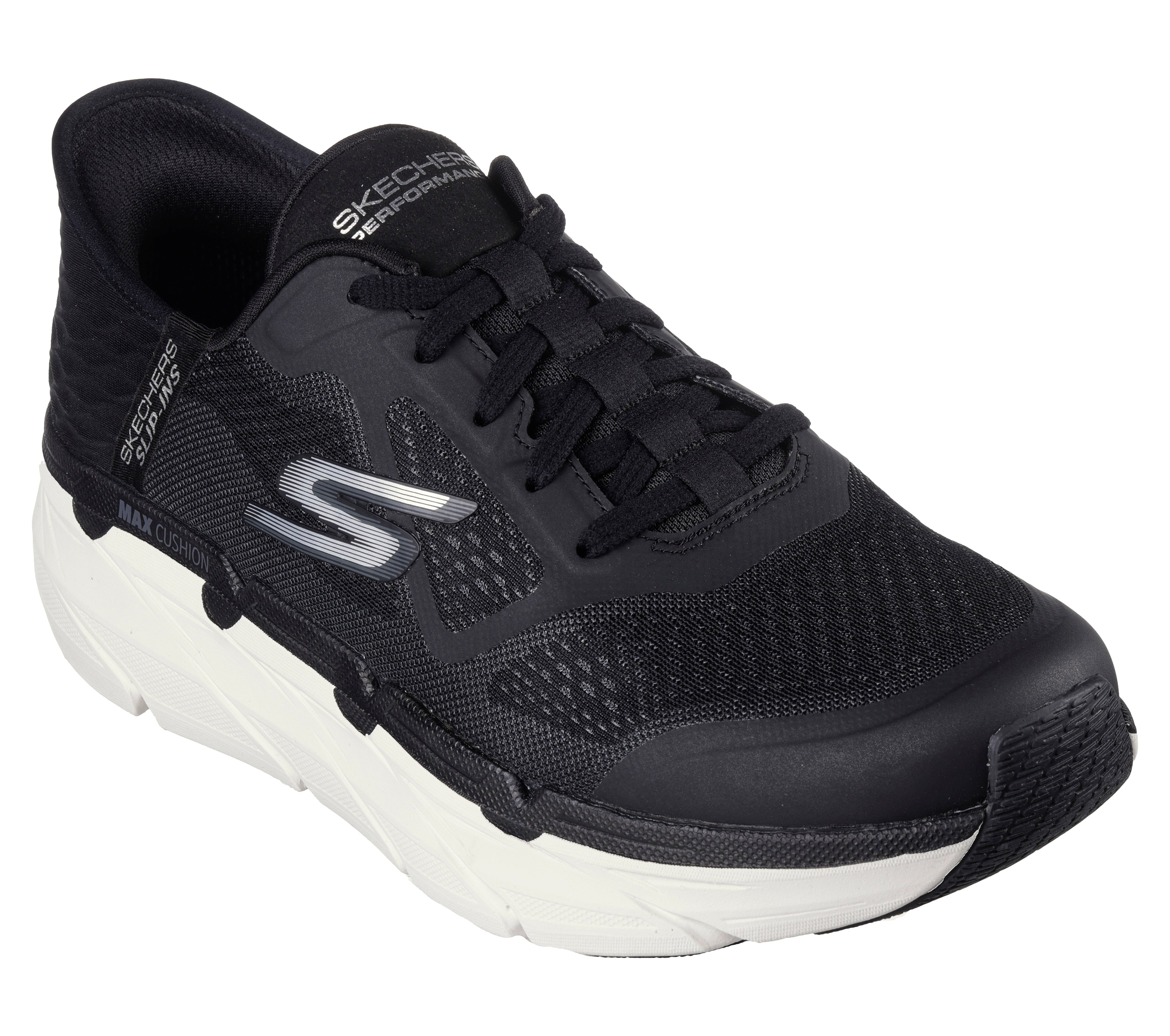 Skechers flat knit slip on shoes deals - premiere class