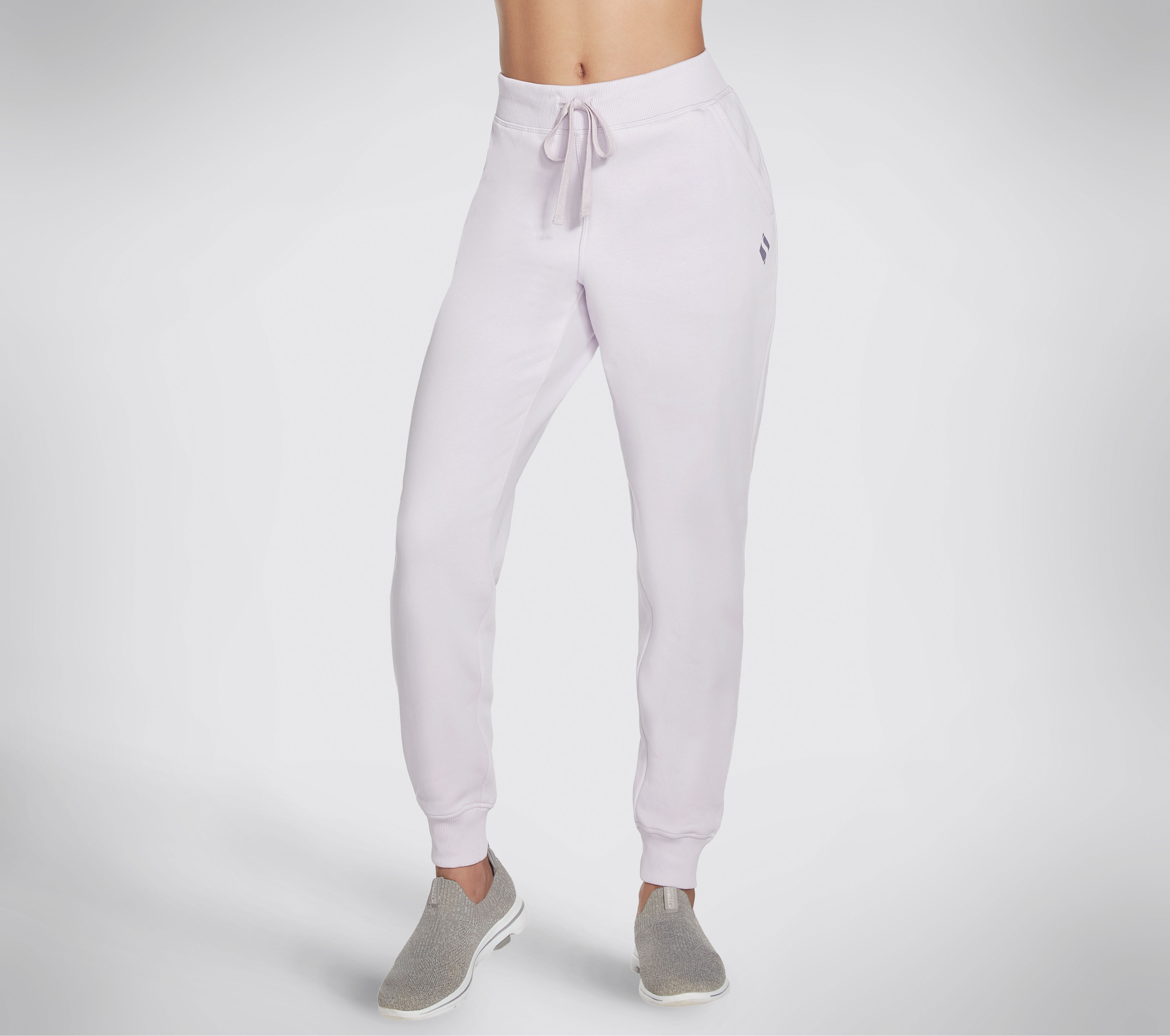 Skechers Women's Apparel Diamond Jogger Pants Size Medium Purple/Lavender Cotton/Polyester