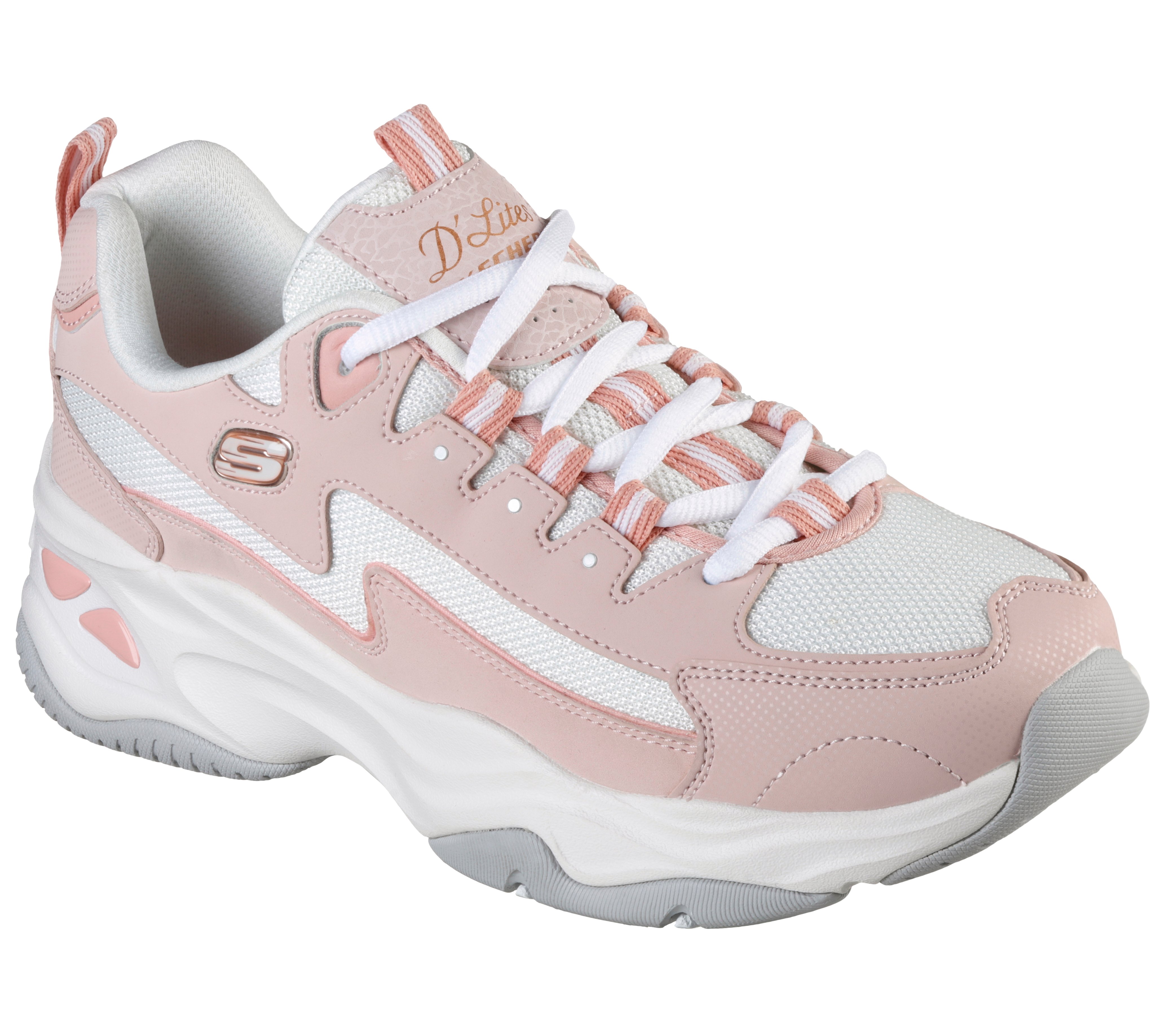 skechers d'lites 2 white