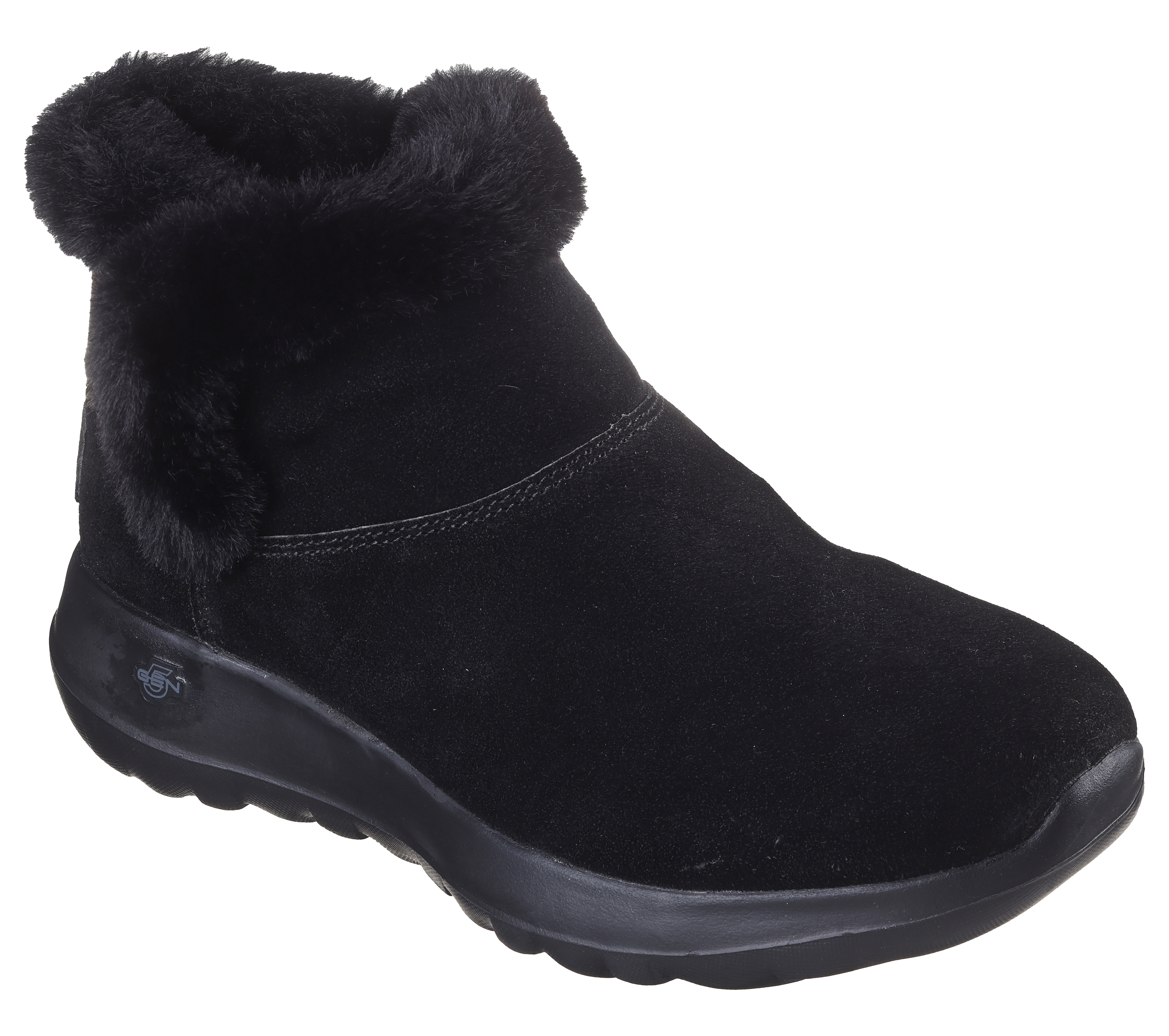 skechers go walk suede boots