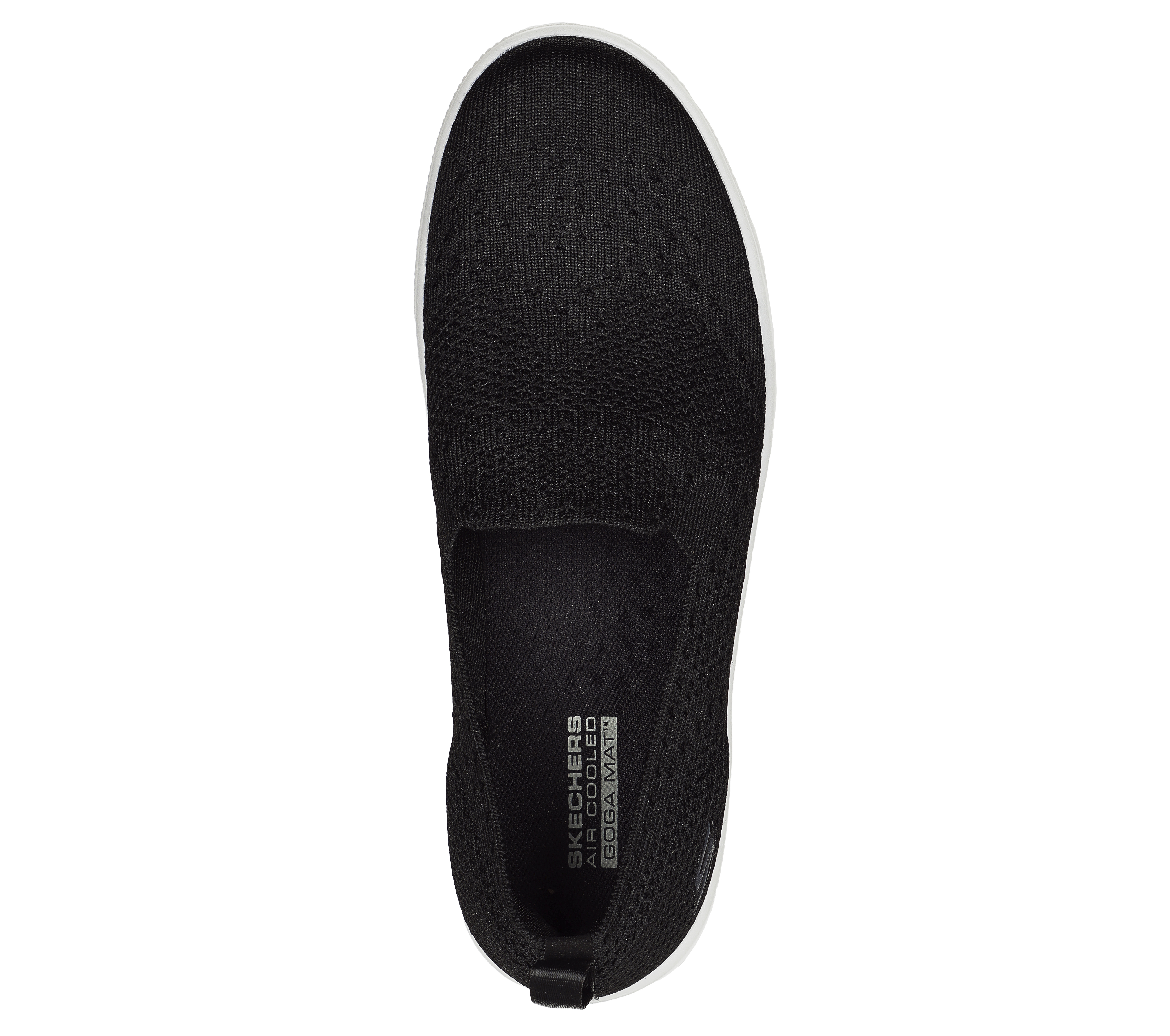 11 Black/White Visita lo Store di SkechersSkechers Women's Hyper Vulc-Knit Slip ON Sneaker 