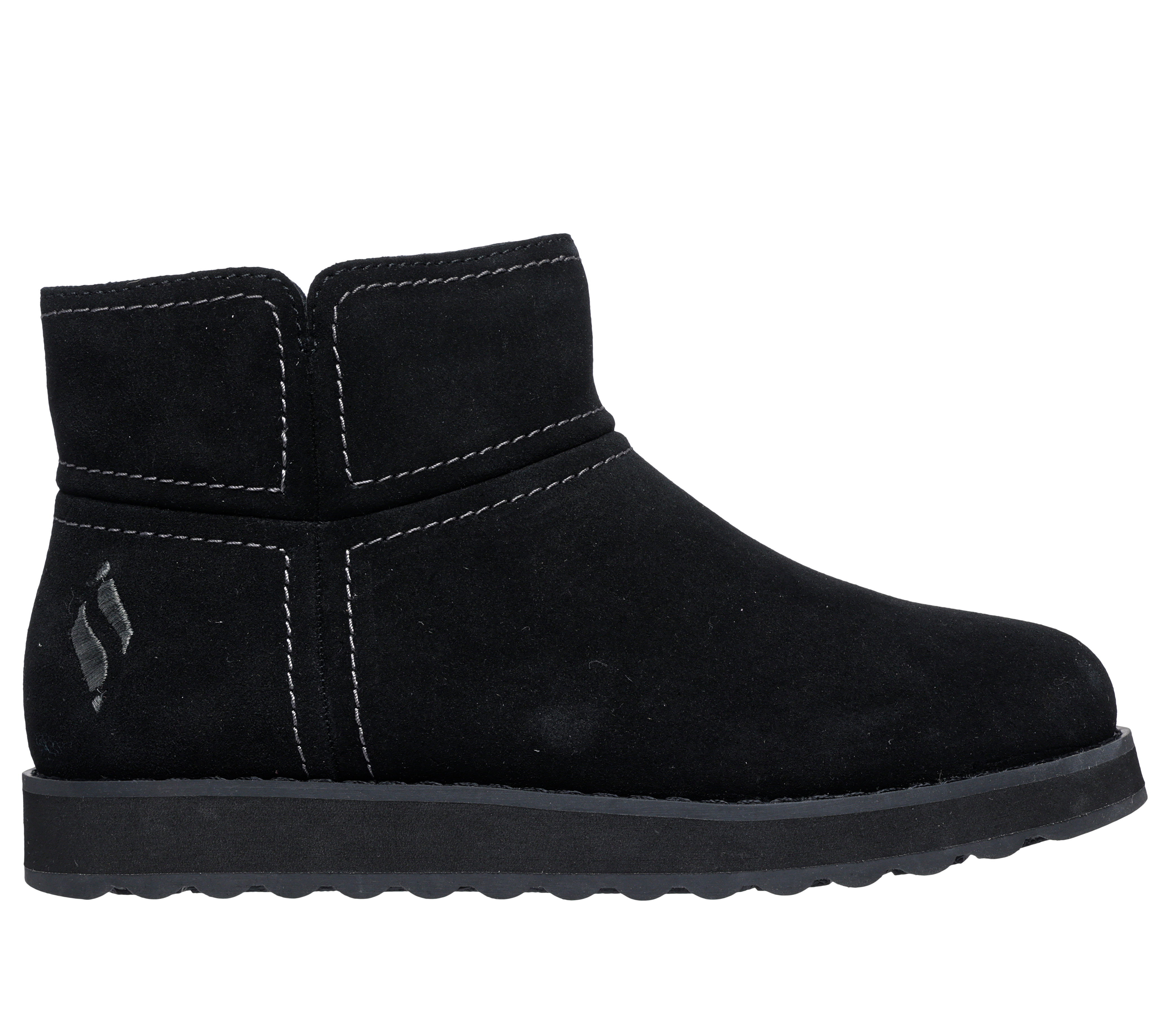 Skechers Women s Keepsakes 2.0 Sky Frost Boots Size 6.0 Black Leather