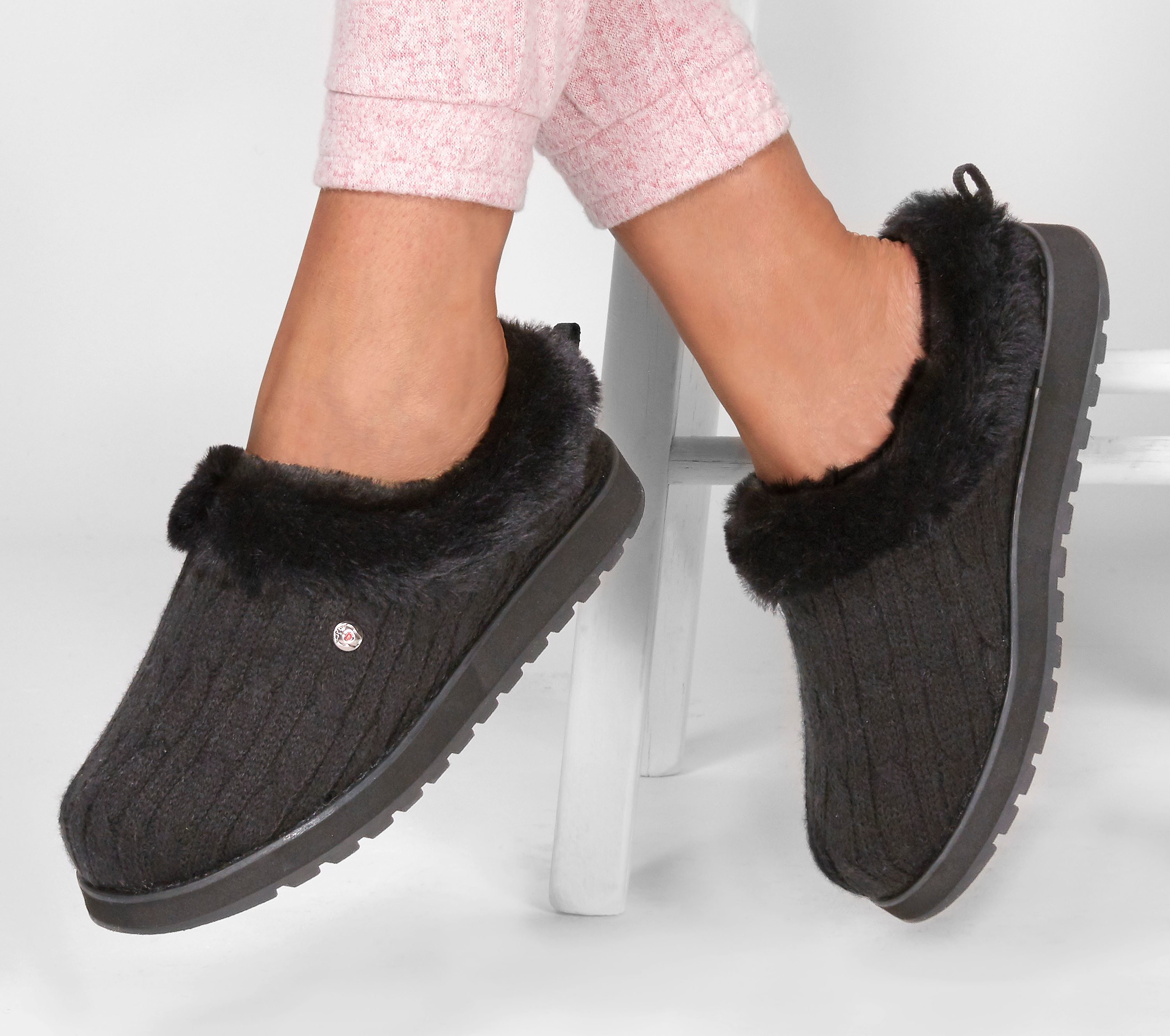 Skechers Ice Angel Suede Mule Slippers 2024 www.alhudapk