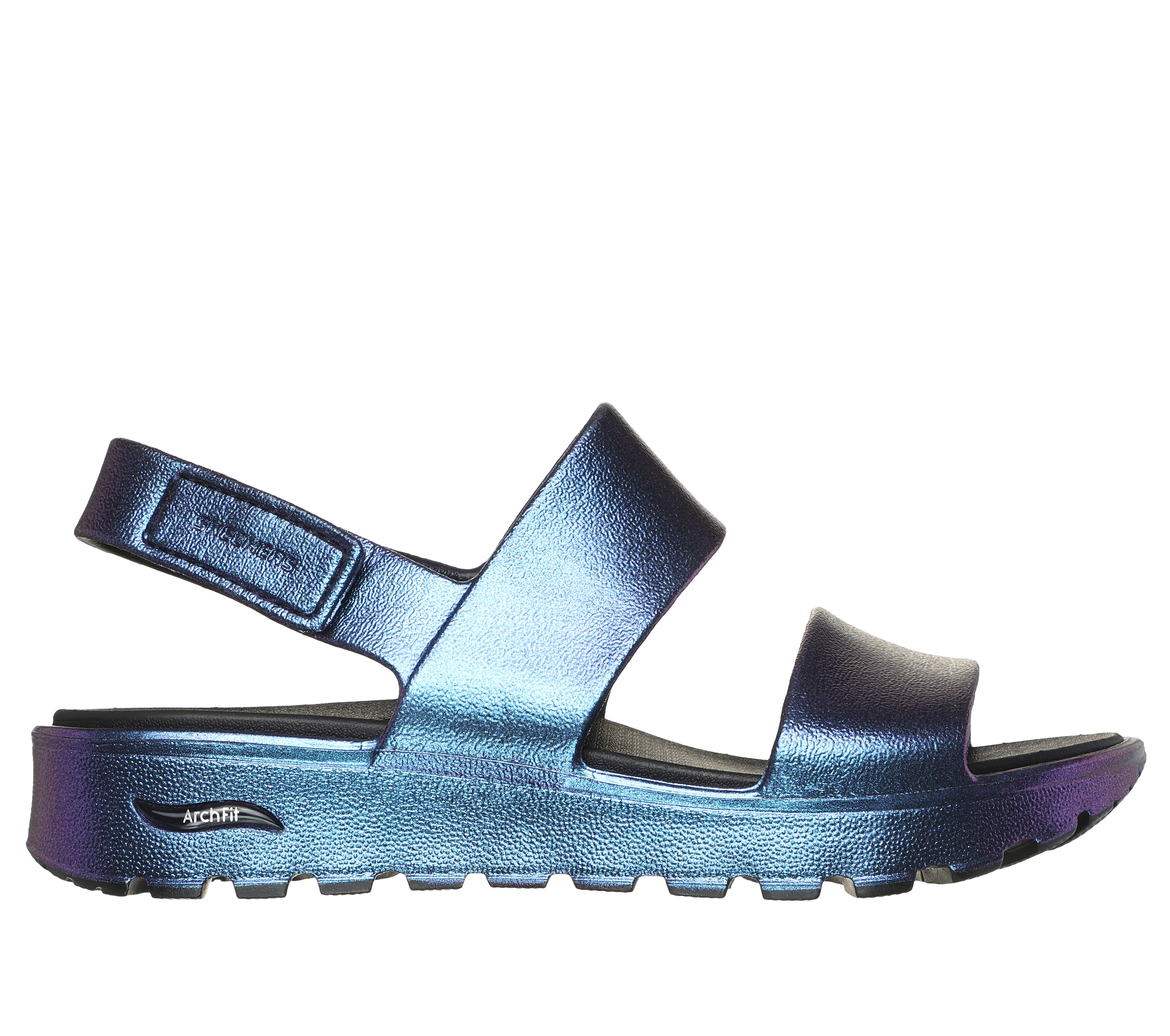 Foamies Arch Fit Footsteps Shiny Chic
