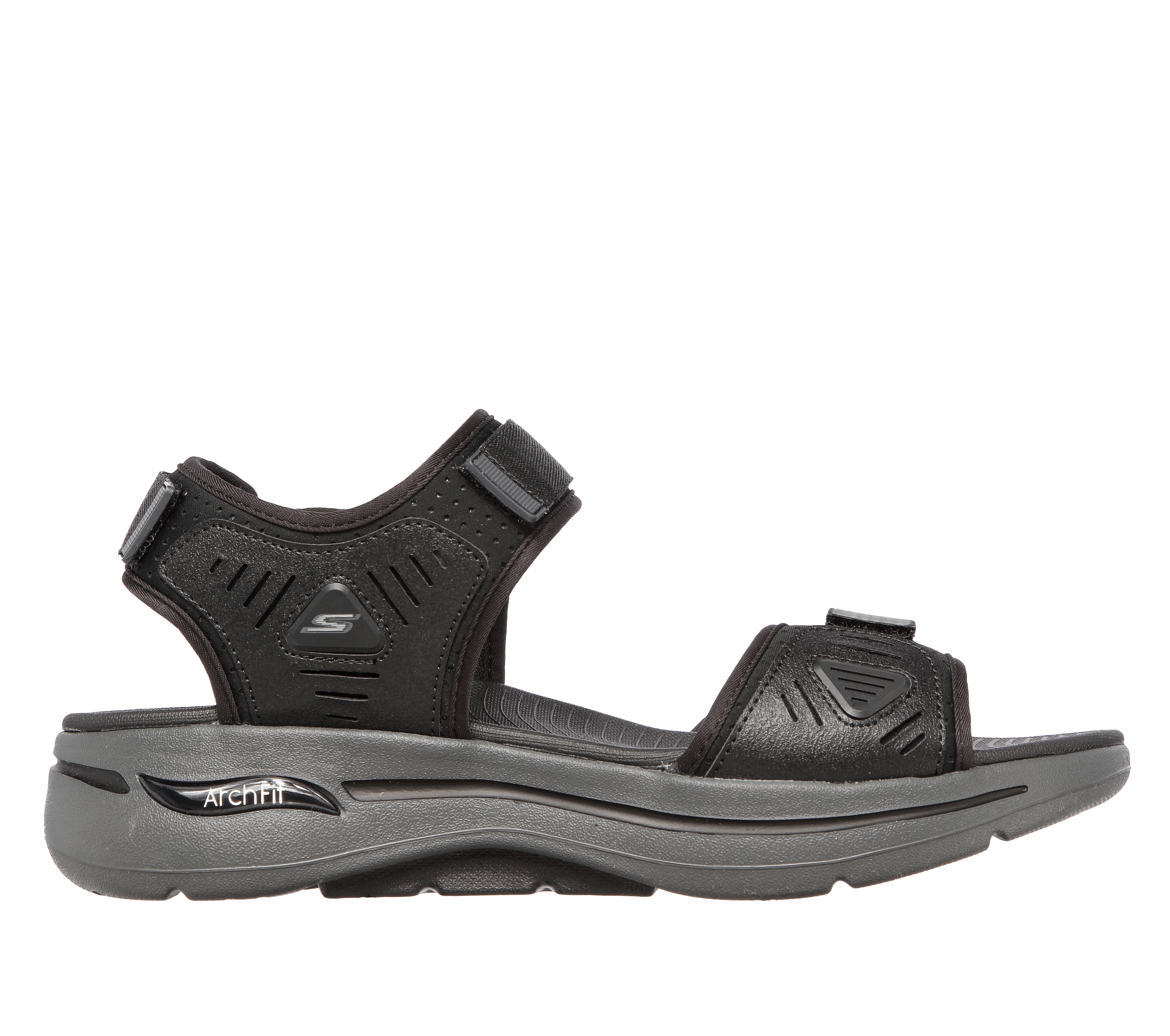 12382円 年末年始大決算 送料無料 スケッチャーズ SKECHERS Performance メンズ 男性用 シューズ 靴 サンダル Go Walk Arch Fit Sandal - 229020 Black Charcoal
