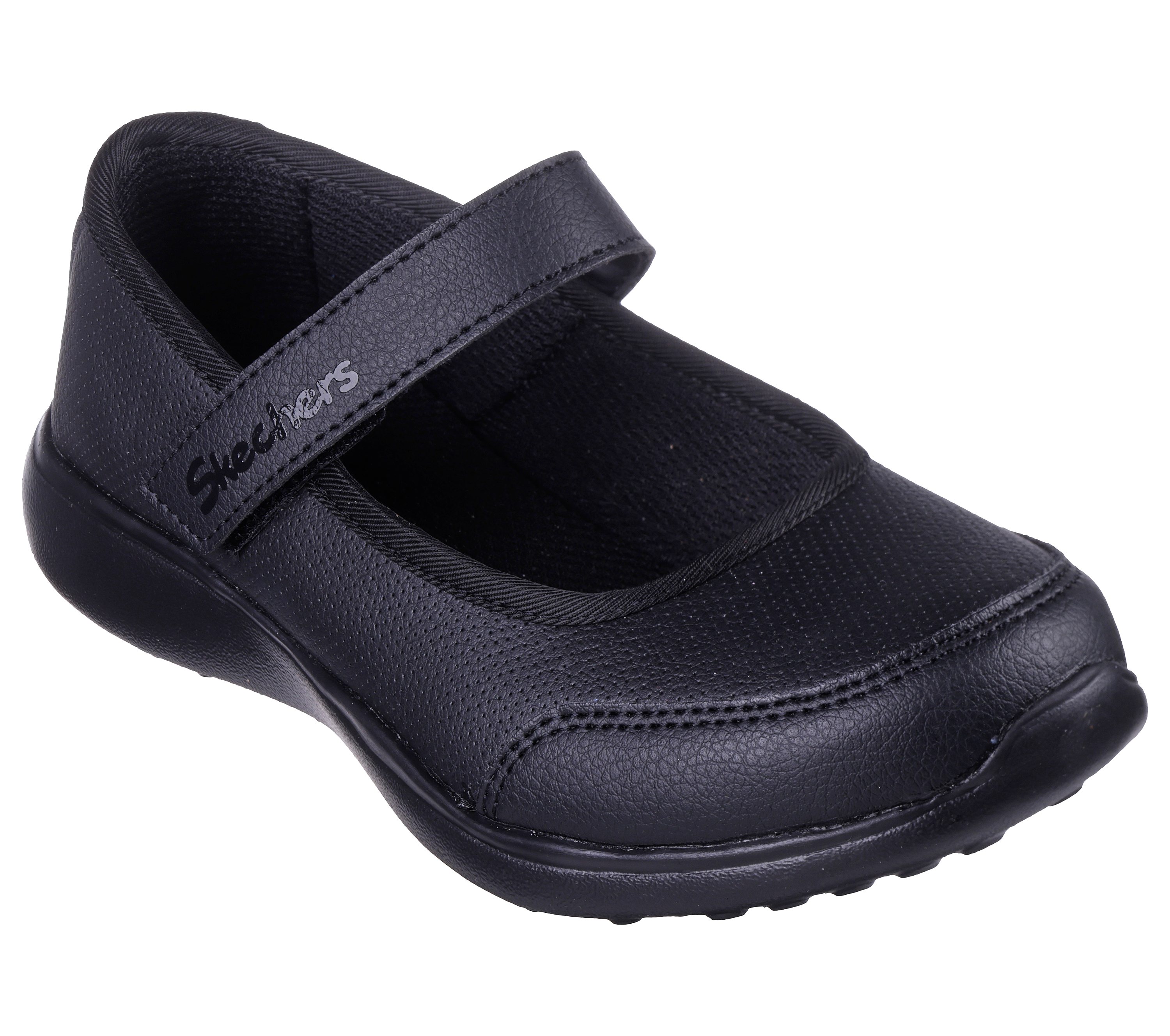 Skechers Microstrides Recess Rules 302627L Girls Toddler Youth 1 Youth Girls Black