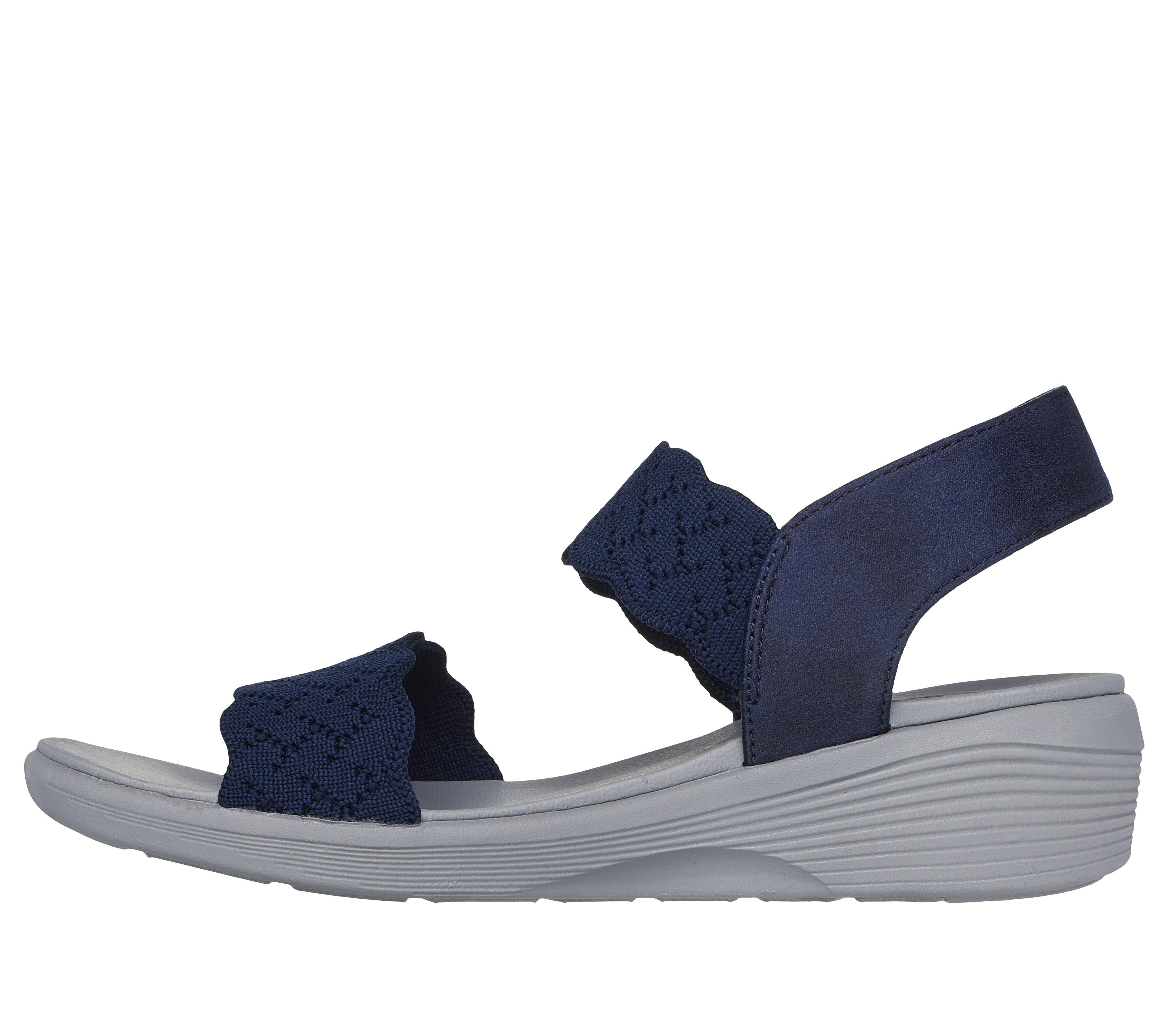 Women s Skechers ARYA On The Rise Sandal Navy 7 M