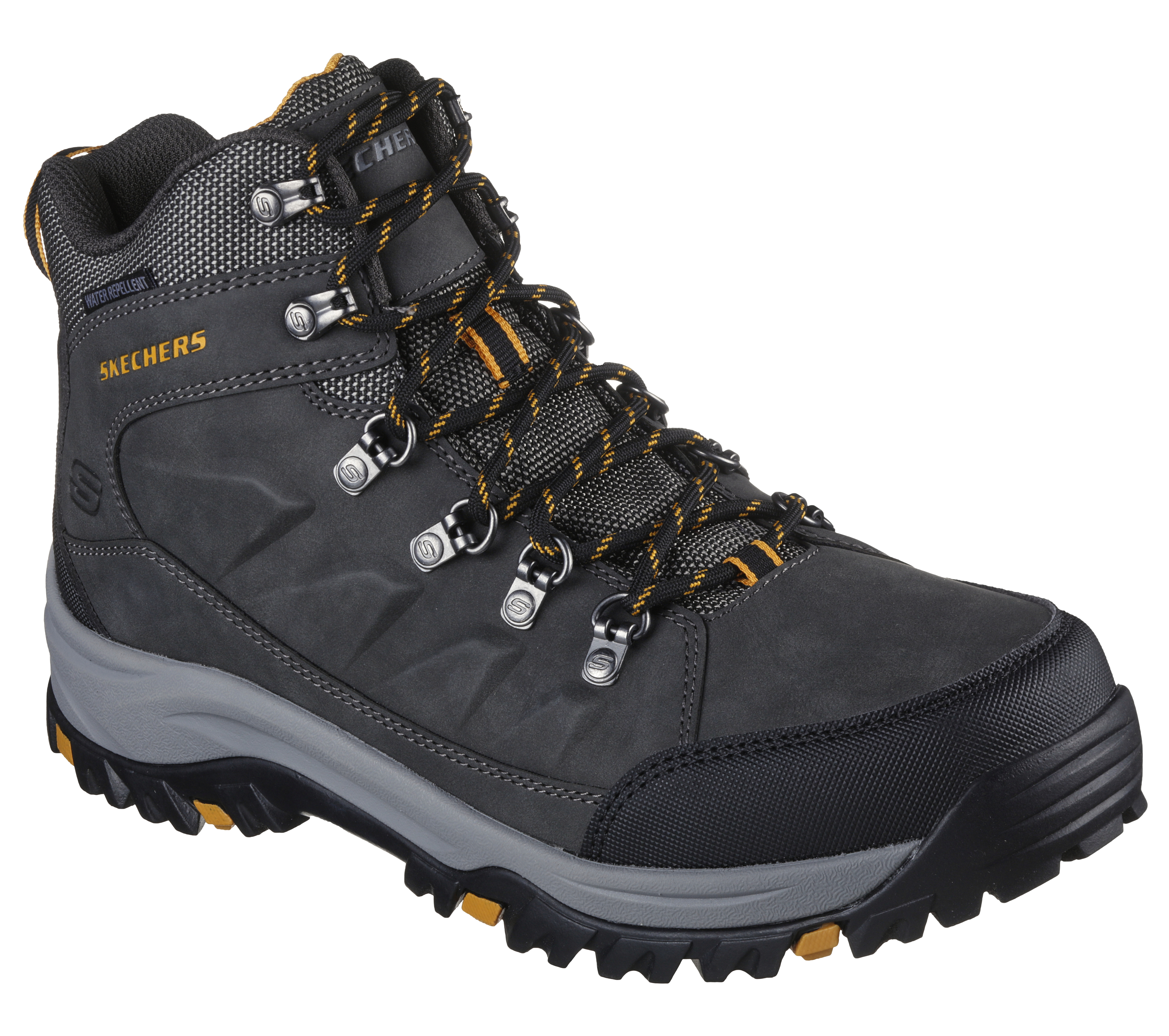 Skechers USA Relment Daggett Hiker Boot 9.5 Men s Charcoal
