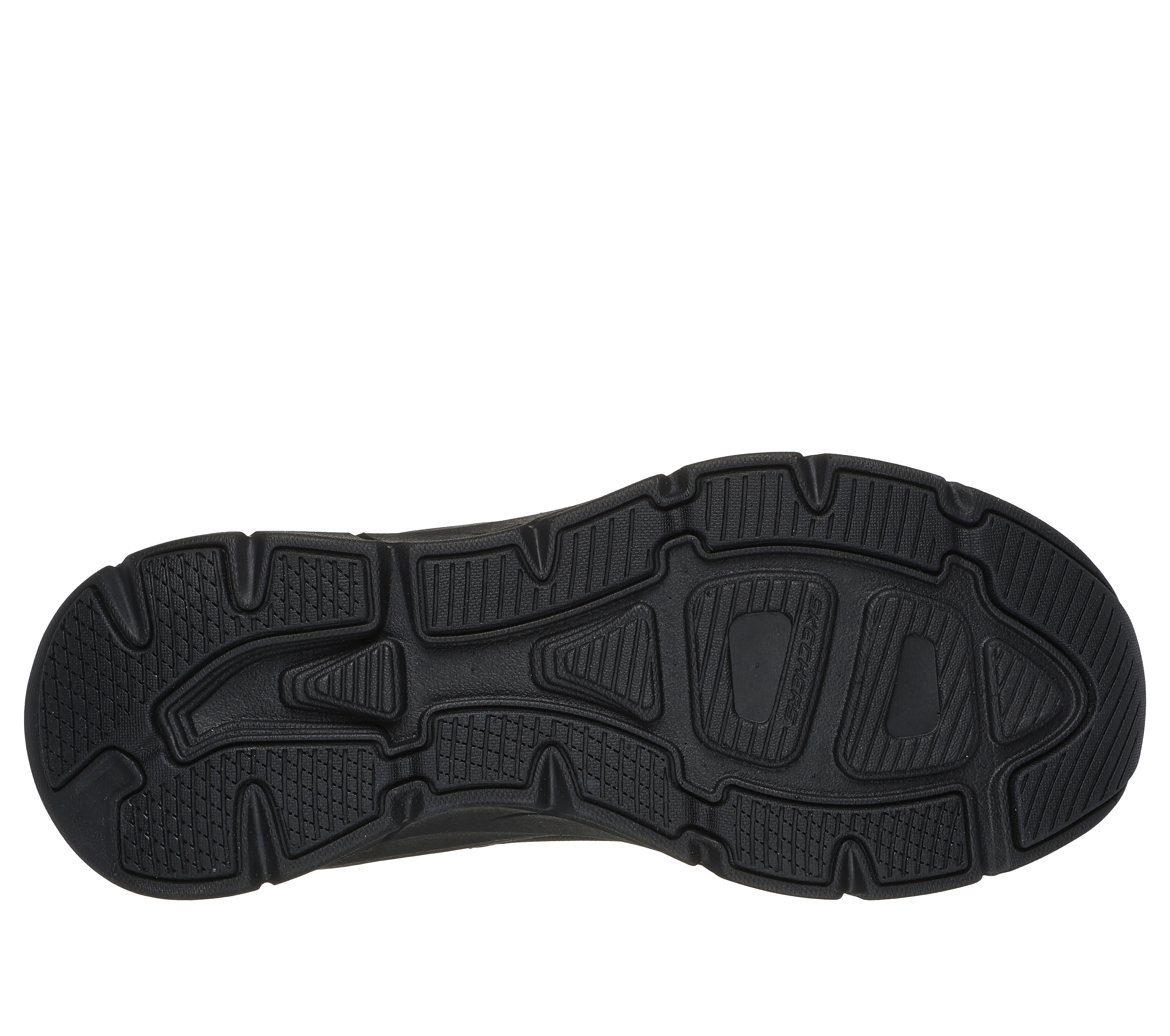 Skechers Women s Relaxed Fit D Lux Walker 2.0 Daisy Doll Sneaker Size 10.0 Black Leather Textile Synthetic