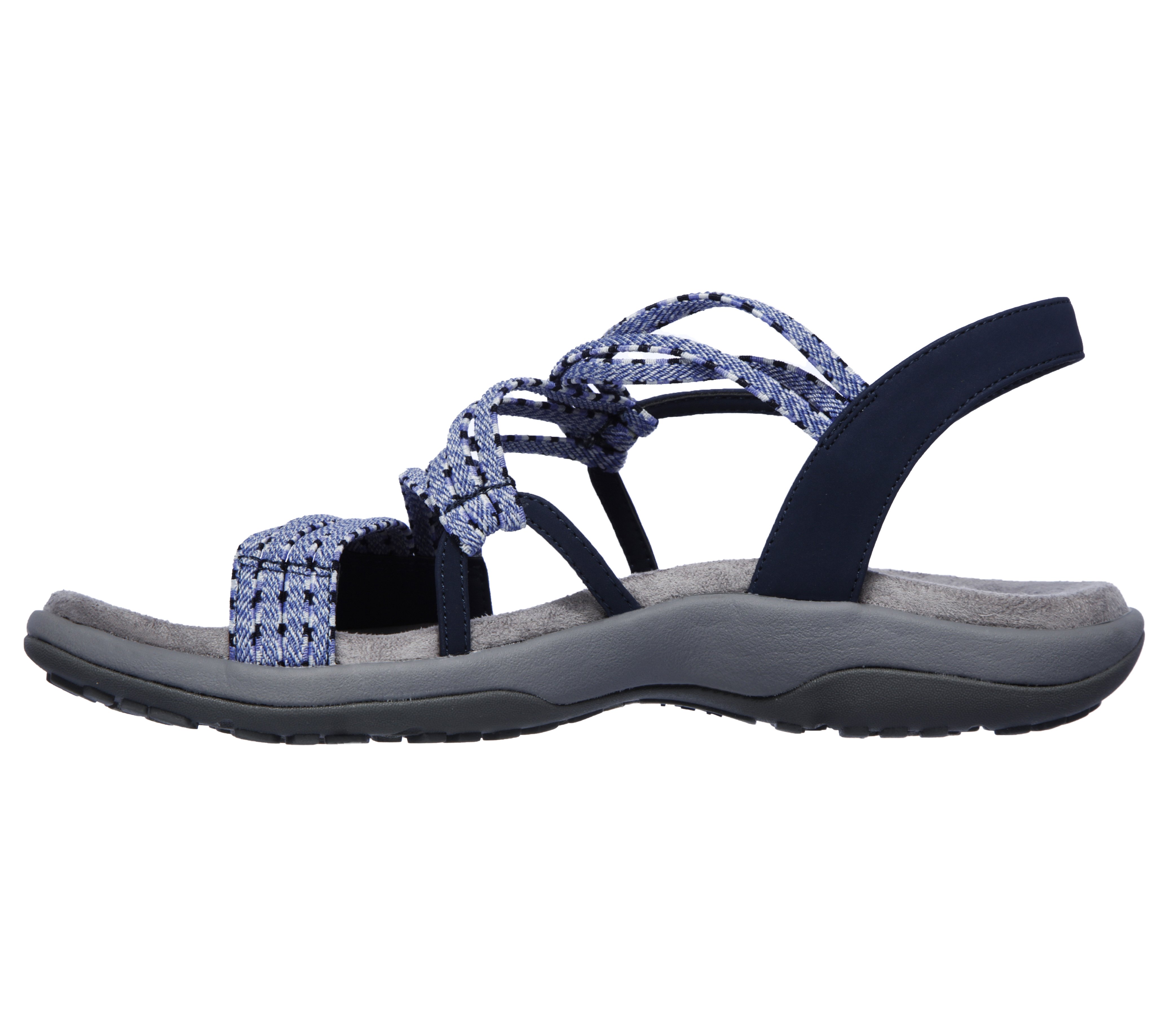 skechers reggae slim vacay sandals navy