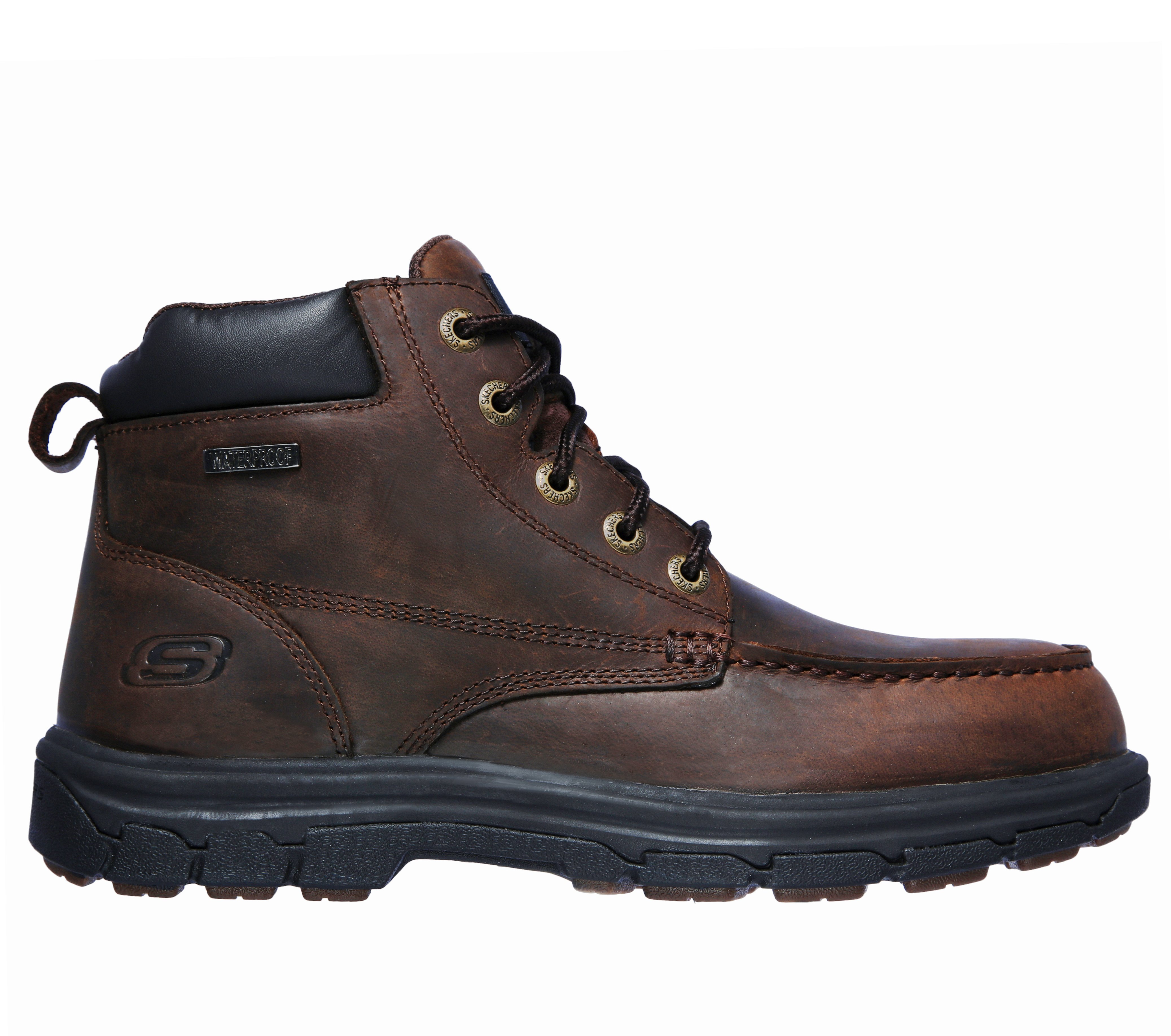 skechers relaxed fit vitor men's boots